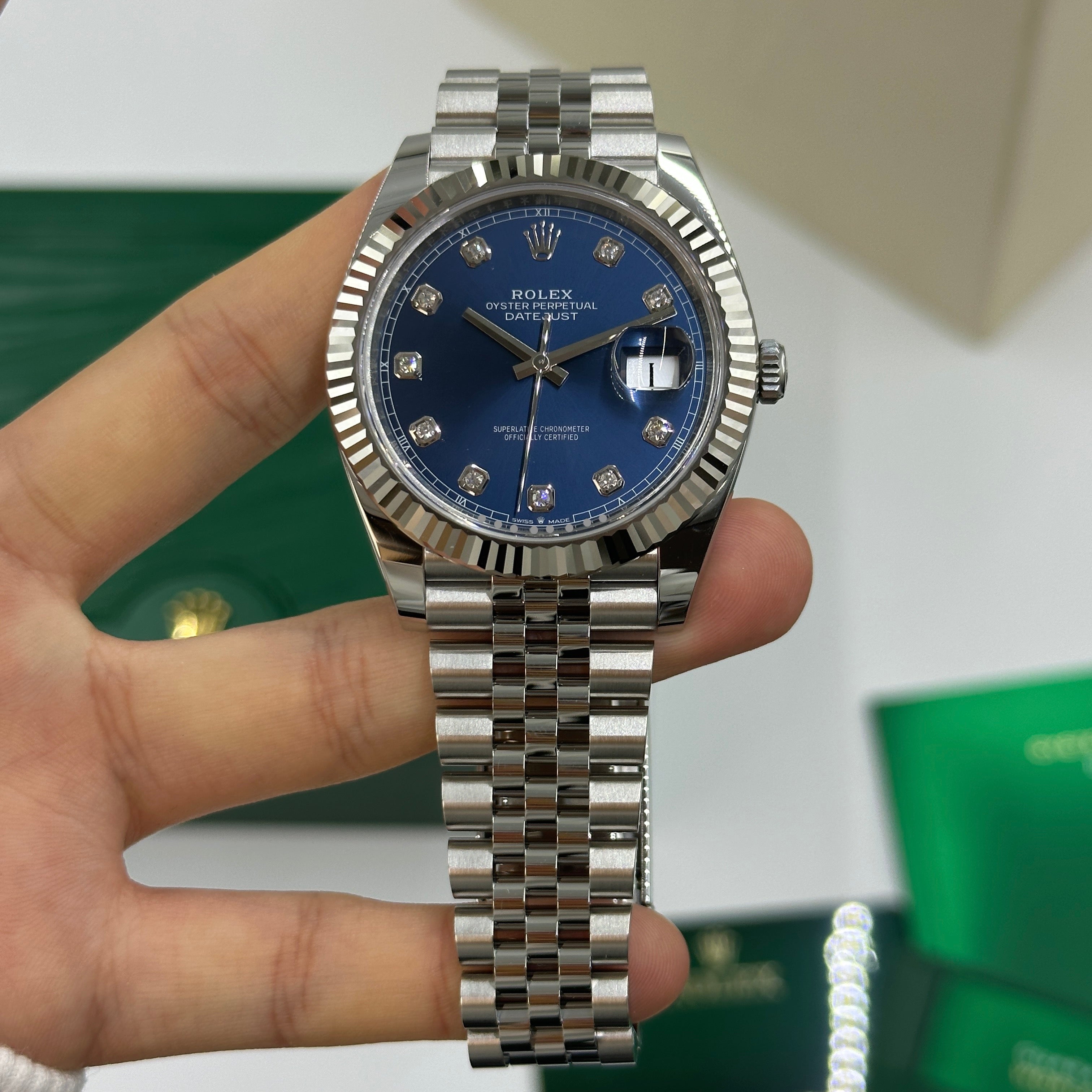 Rolex Datejust 41 126334G Blue Jubilee 2024