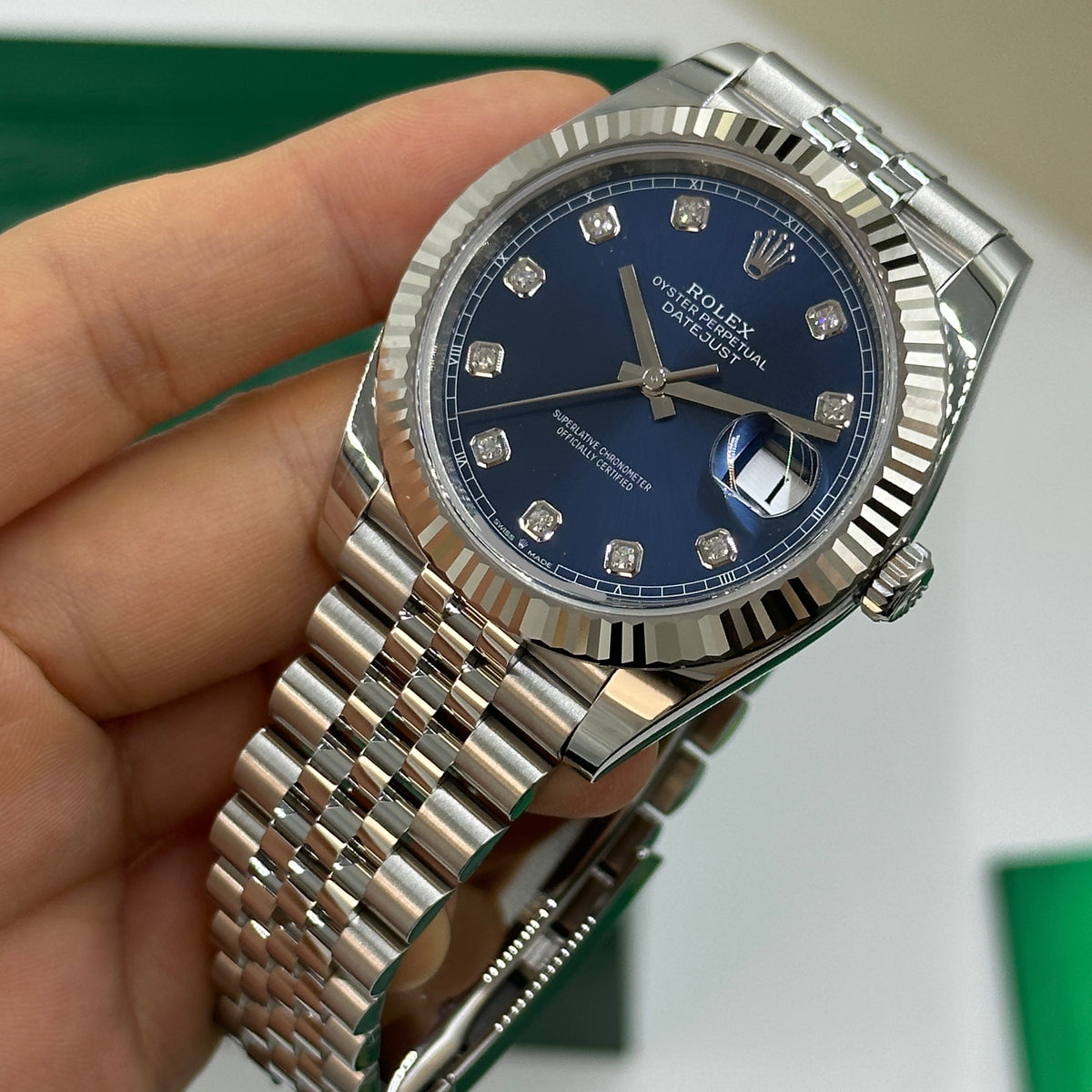 Rolex Datejust 41 126334G Blue Jubilee 2025