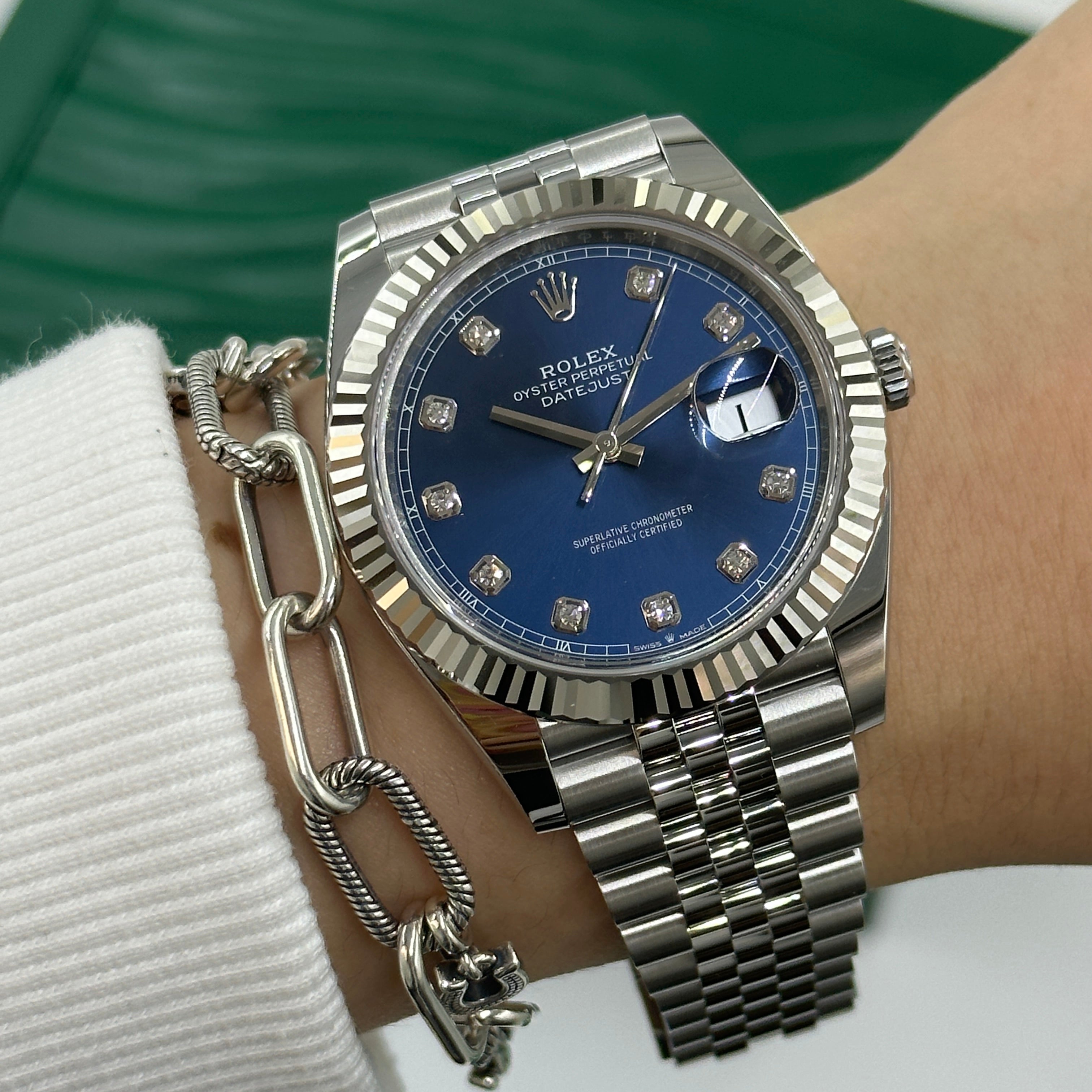Rolex Datejust 41 126334G Blue Jubilee 2024