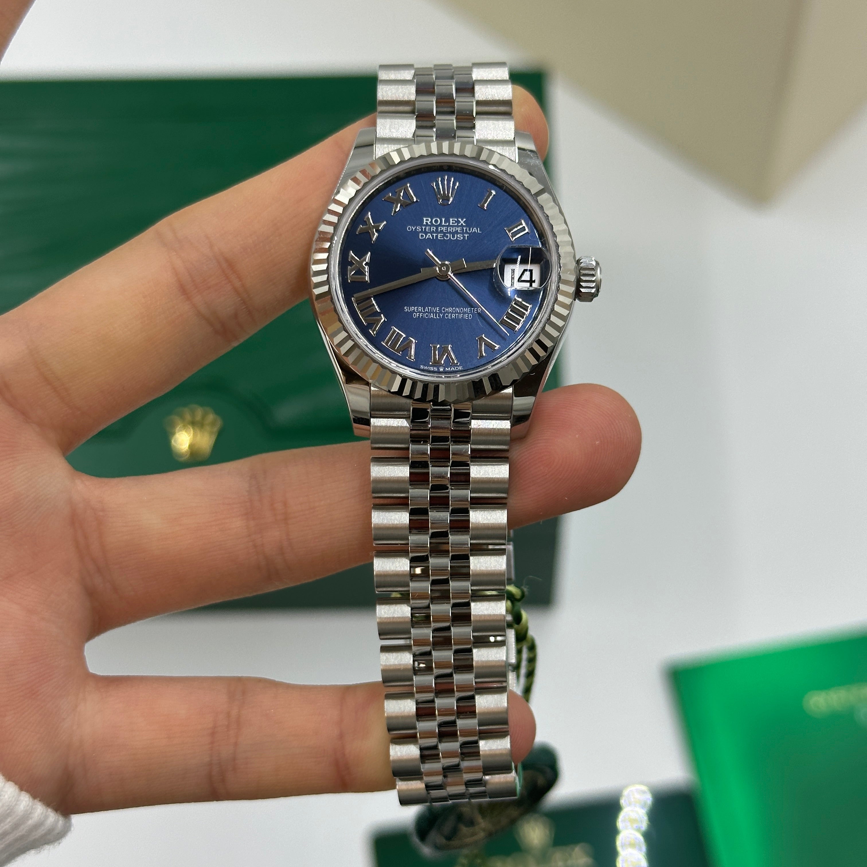 Rolex Datejust 31 278274 Blue Roman Jubilee 2025