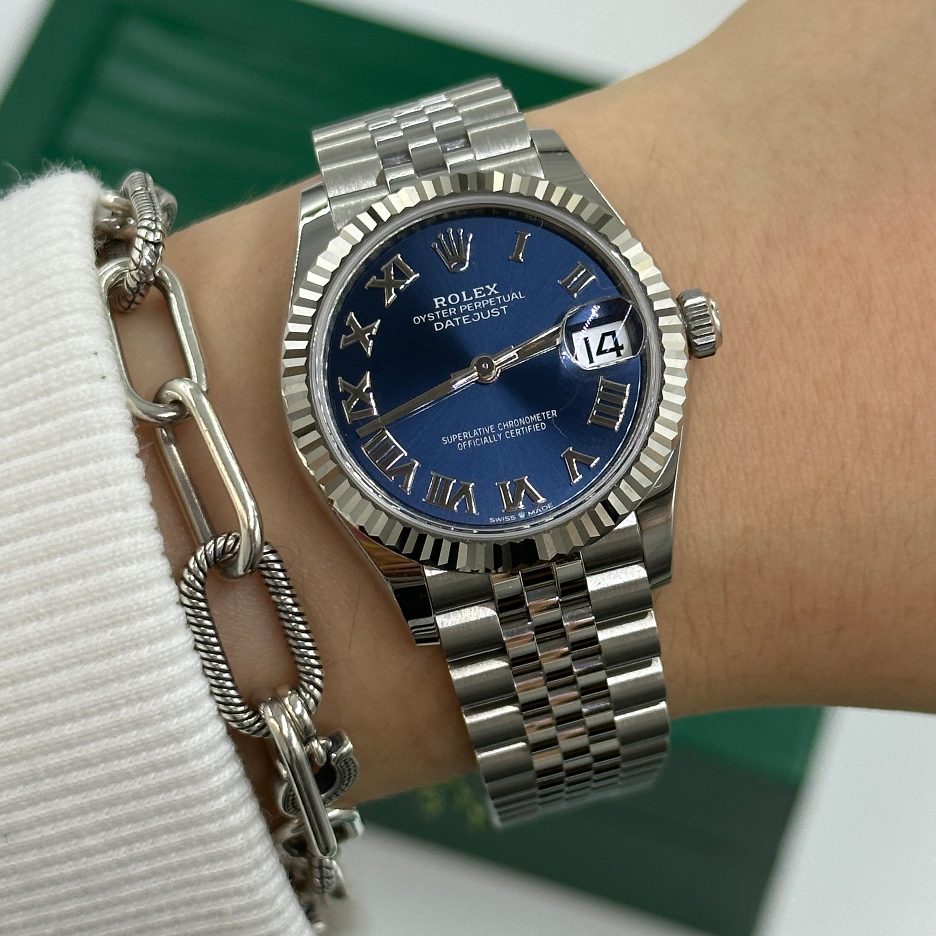 Rolex Datejust 31 278274 Blue Roman Jubilee 2025