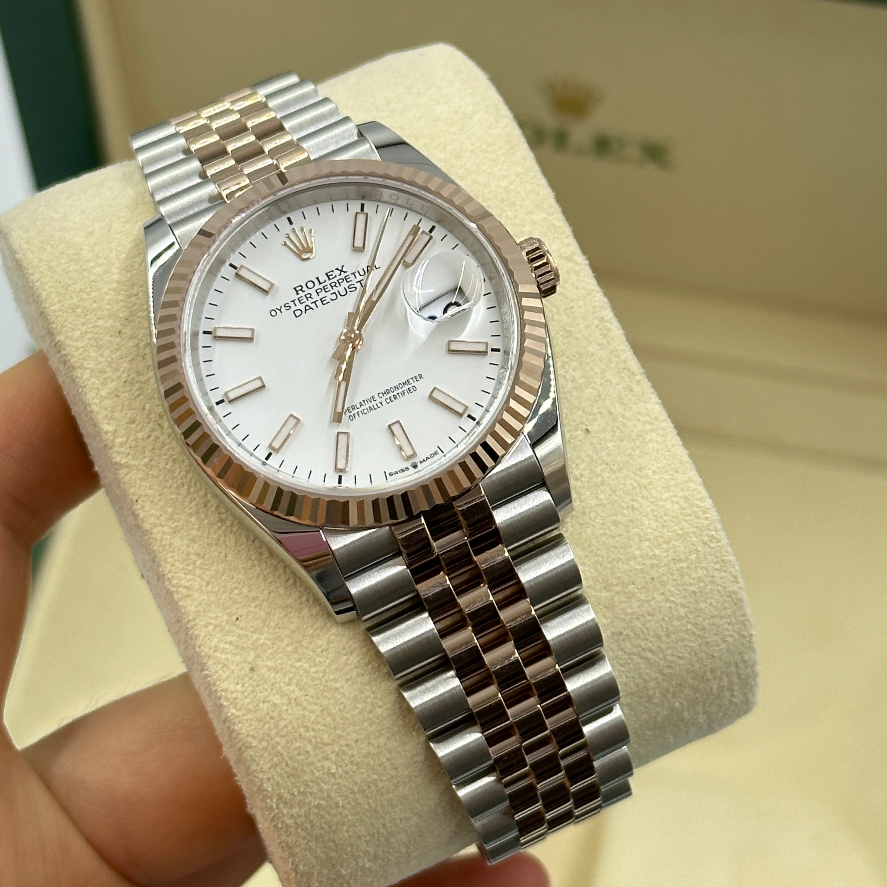 Rolex Datejust 36 126231 White Roman Jubilee 2025