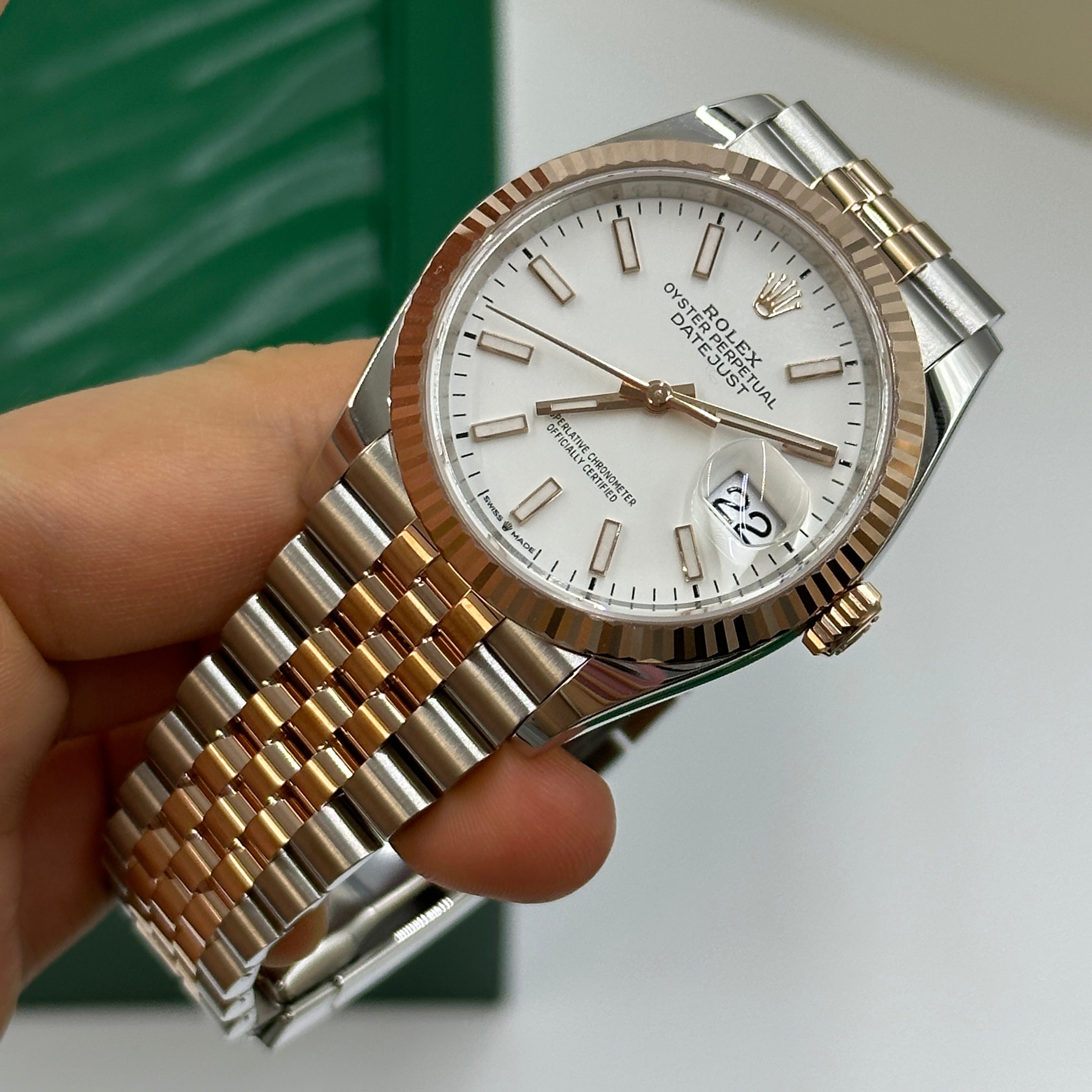 Rolex Datejust 36 126231 White Roman Jubilee 2025