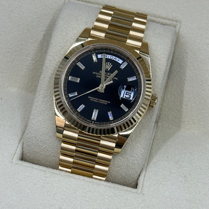 Rolex Day-Date 40MM 228238A Black 2025