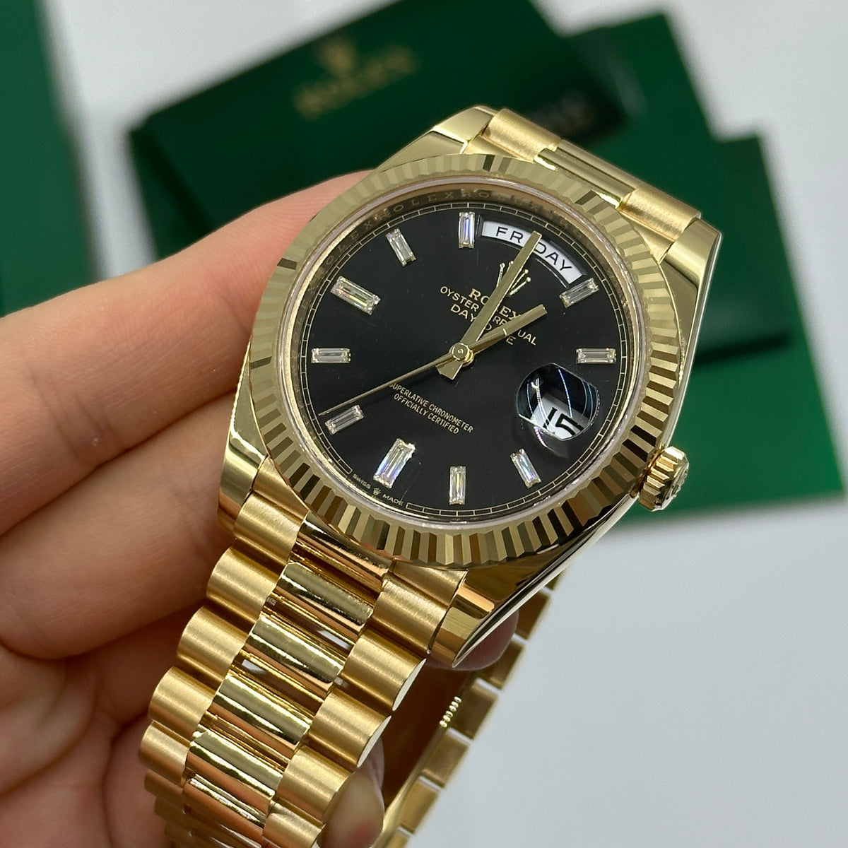 Rolex Day-Date 40MM 228238A Black 2025