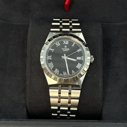 Tudor Royal M28500-0003 BLACK ROMAN 38mm