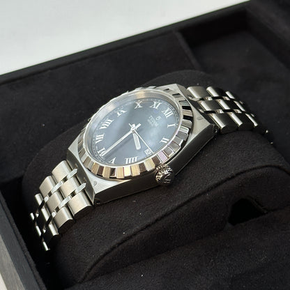 Tudor Royal M28500-0003 BLACK ROMAN 38mm