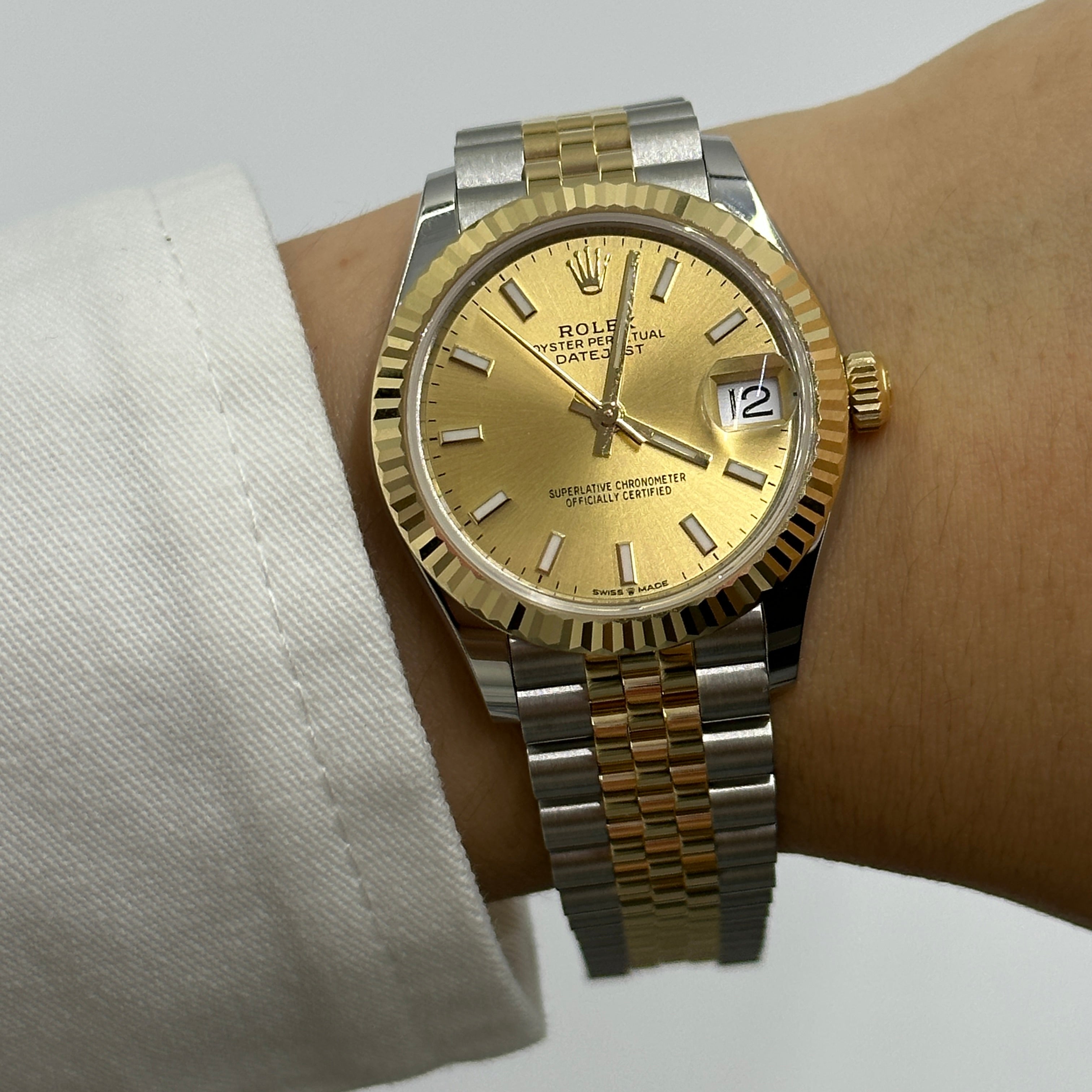 Rolex Datejust 31 278273 Champagne Index Jubilee