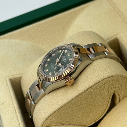 Rolex Lady-Datejust 28 279171G Green Oyster 2025