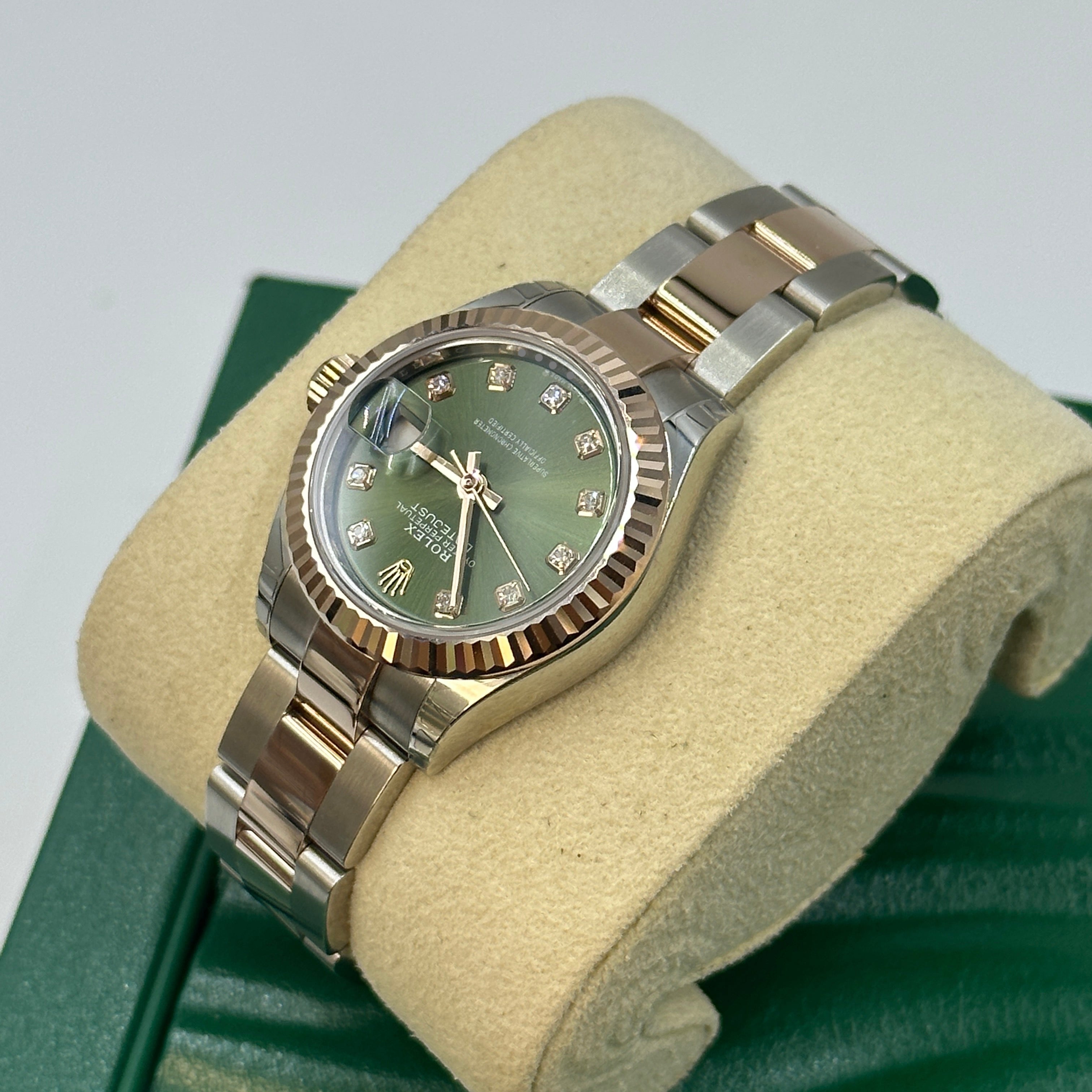 Rolex Lady-Datejust 28 279171G Green Oyster 2025