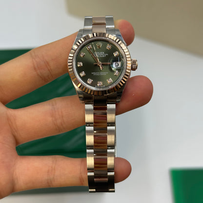 Rolex Lady-Datejust 28 279171G Green Oyster 2025