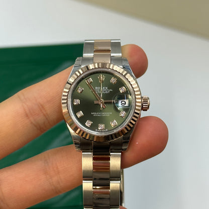 Rolex Lady-Datejust 28 279171G Green Oyster 2025