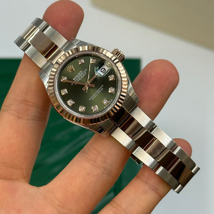 Rolex Lady-Datejust 28 279171G Green Oyster 2025