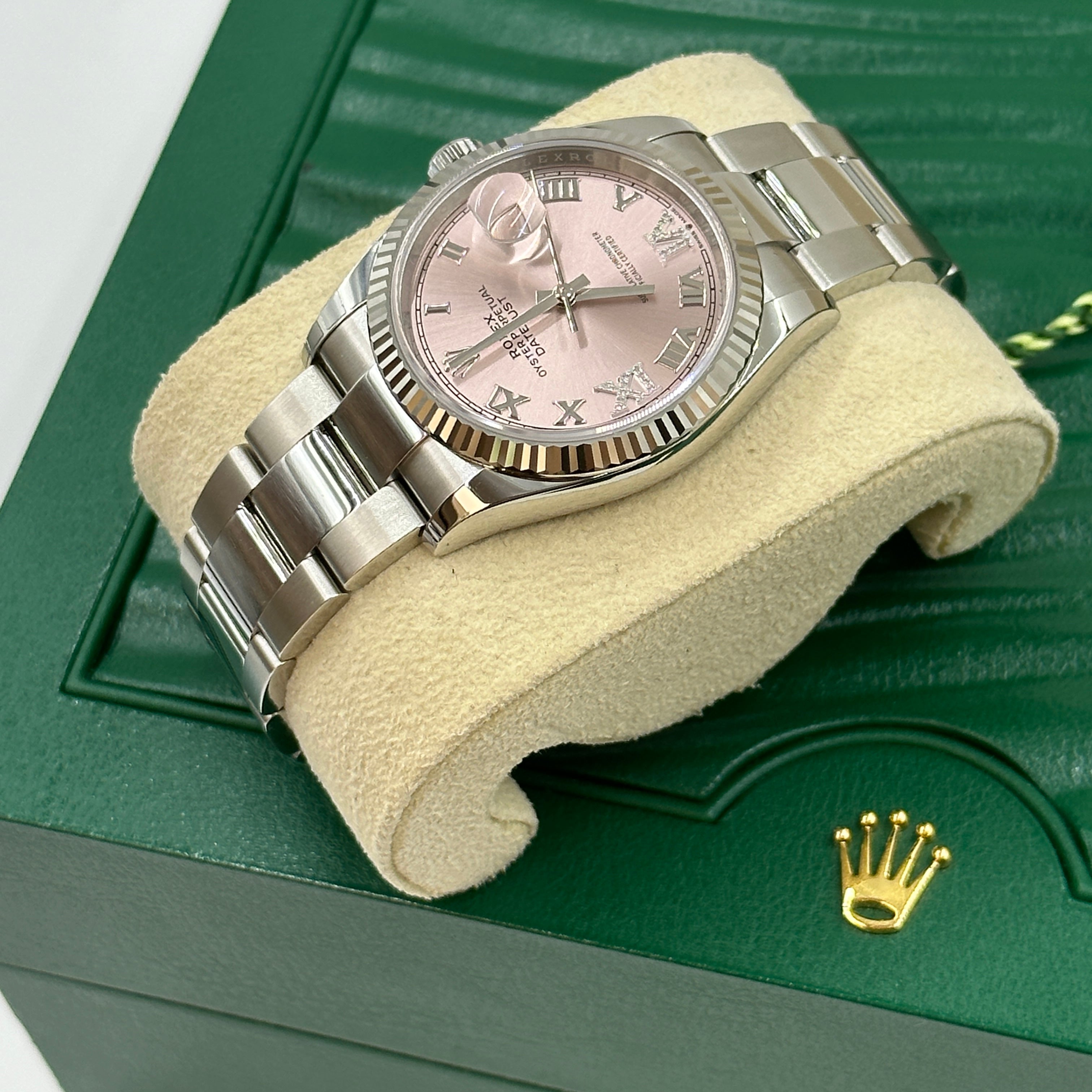 Datejust 36 126234 Pink Roman VI Diamond Dial Oyster