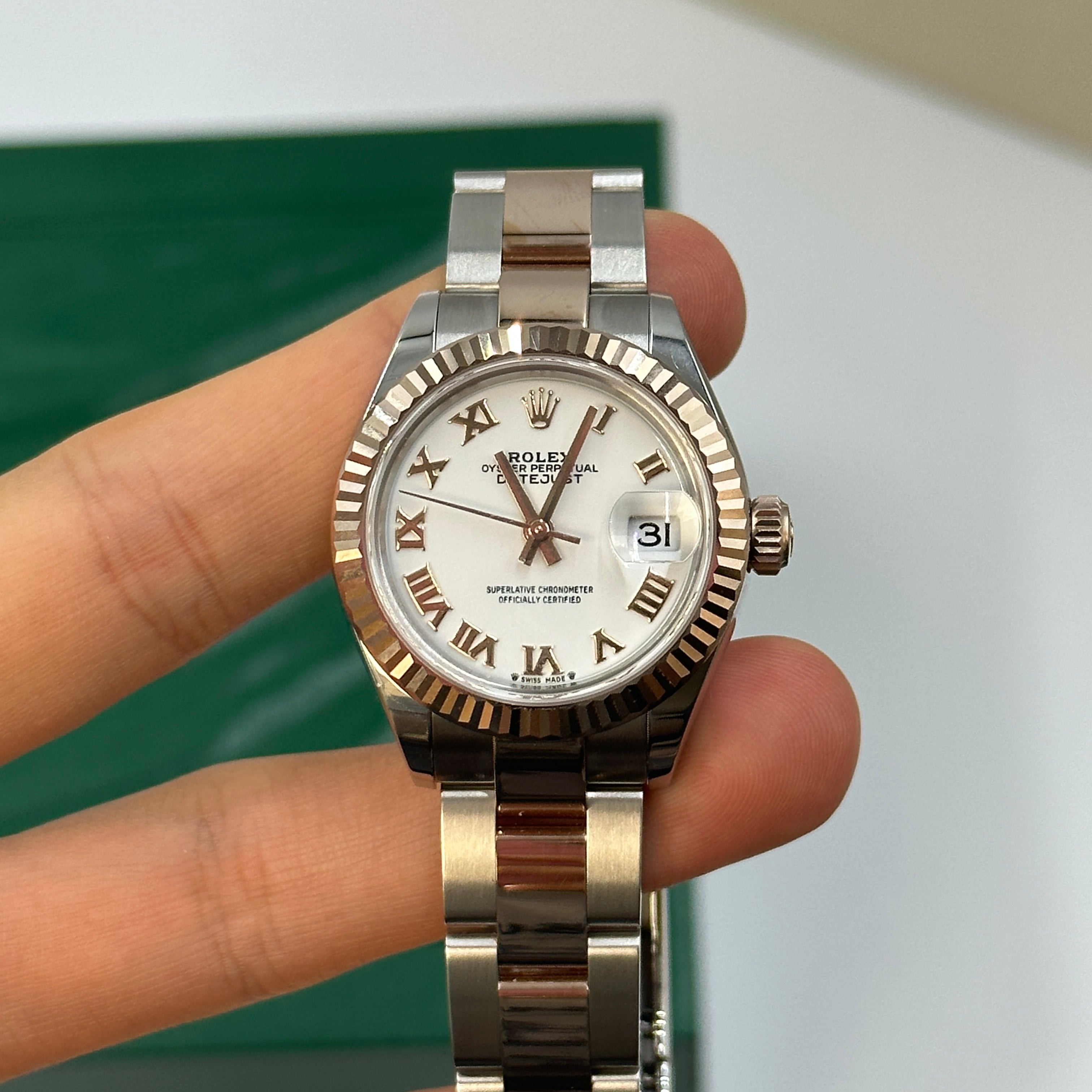 Rolex Lady-Datejust 279171 White Roman Oyster 2025