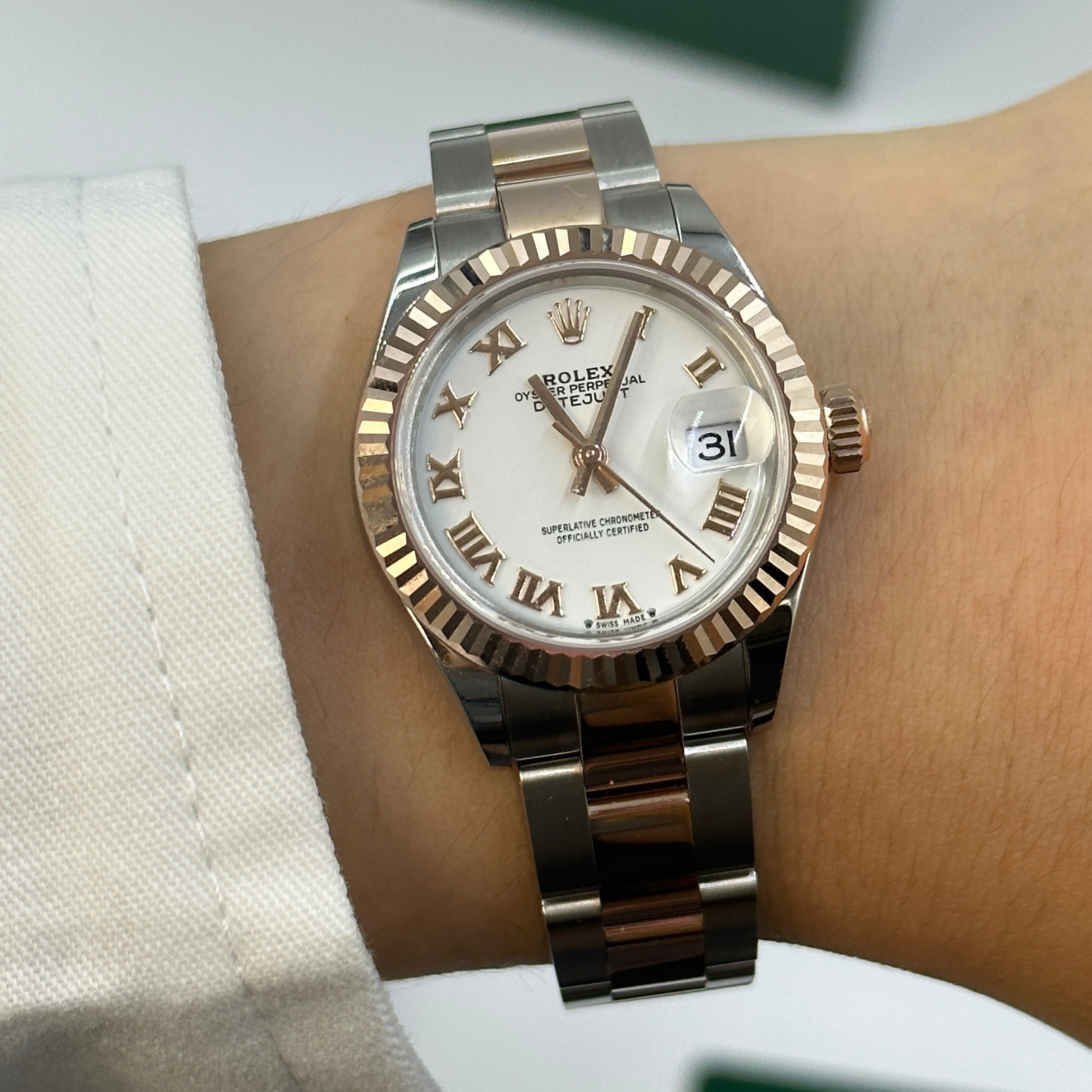 Rolex Lady-Datejust 279171 White Roman Oyster 2025