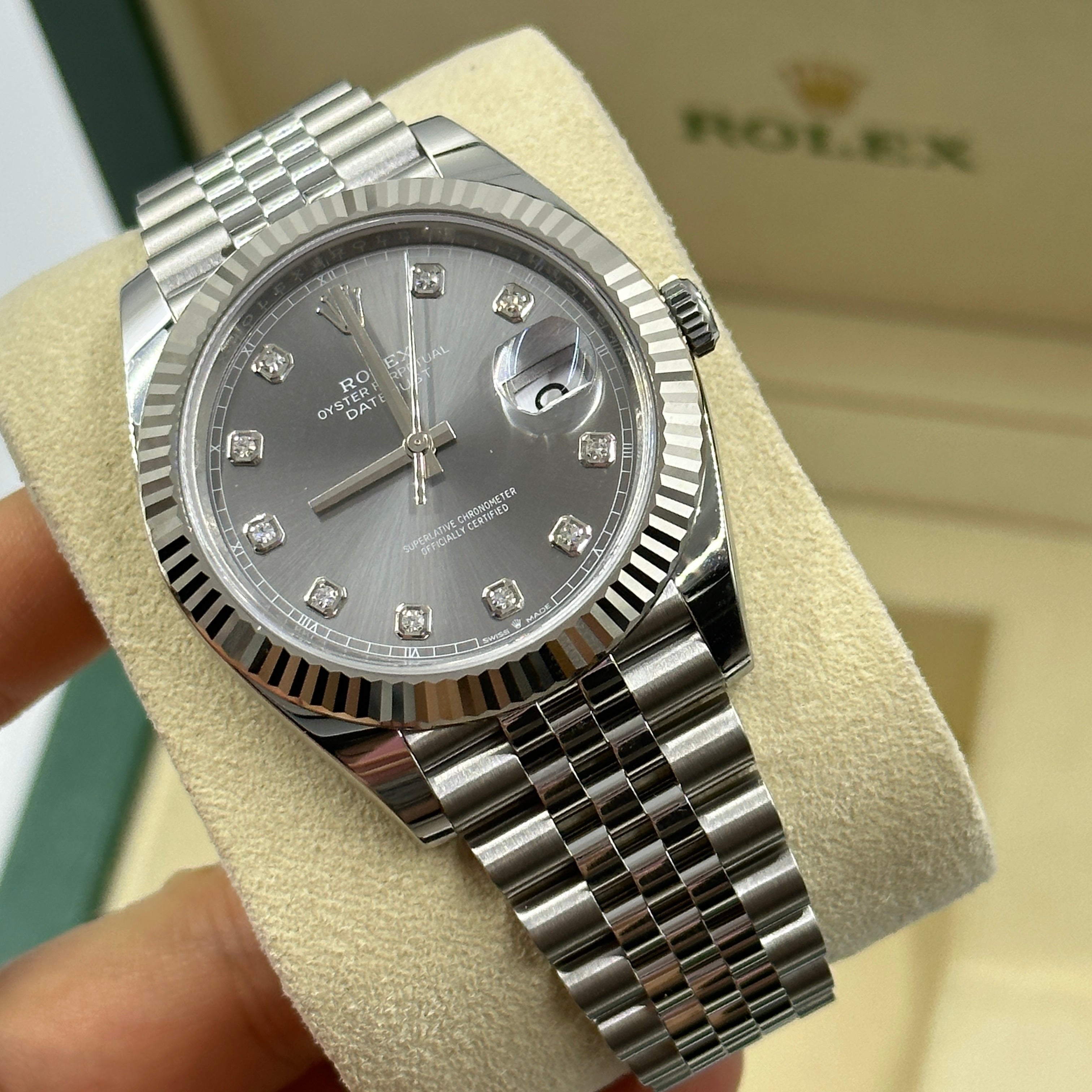 Rolex Datejust 41 126334G Grey Jubilee 2026