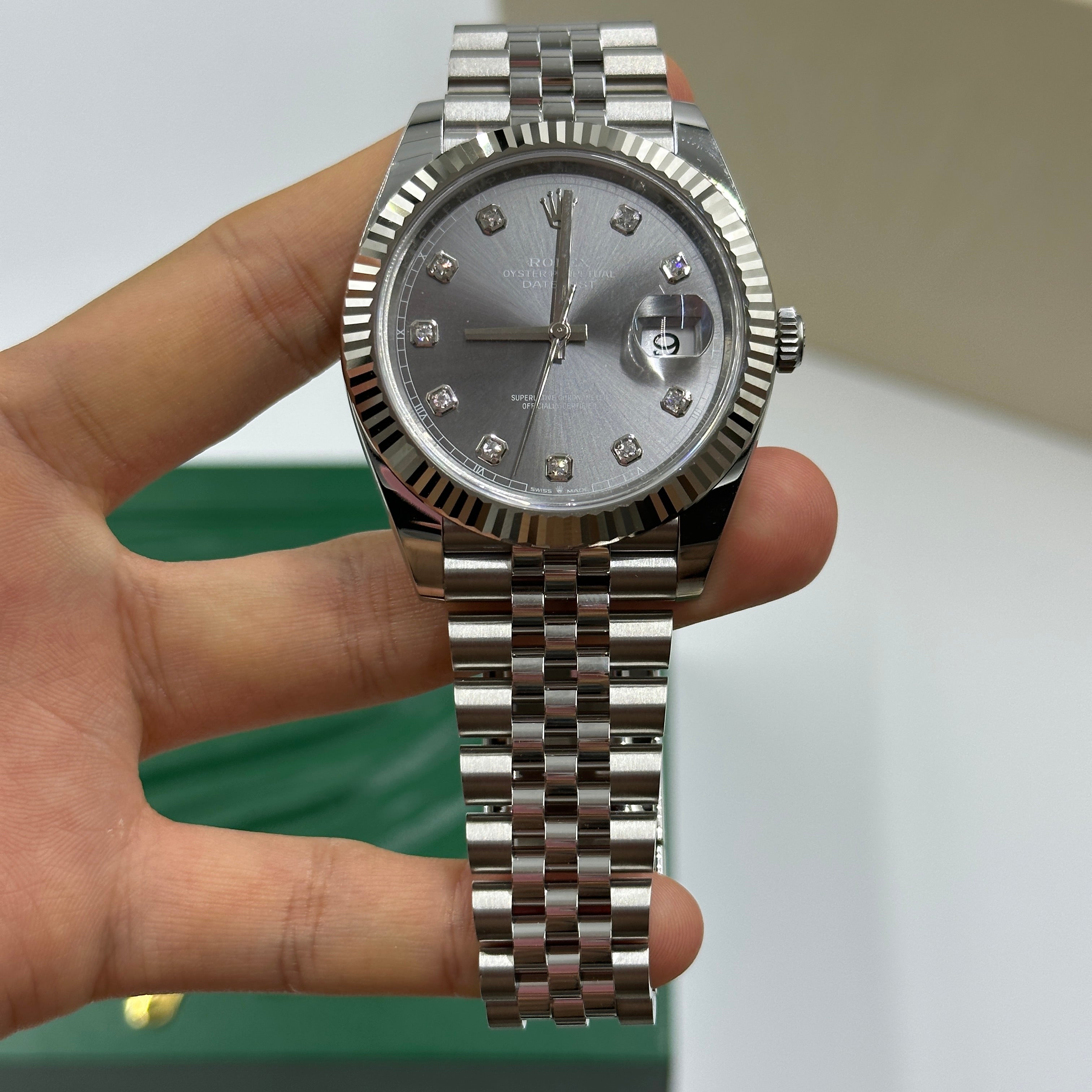 Rolex Datejust 41 126334G Grey Jubilee 2026
