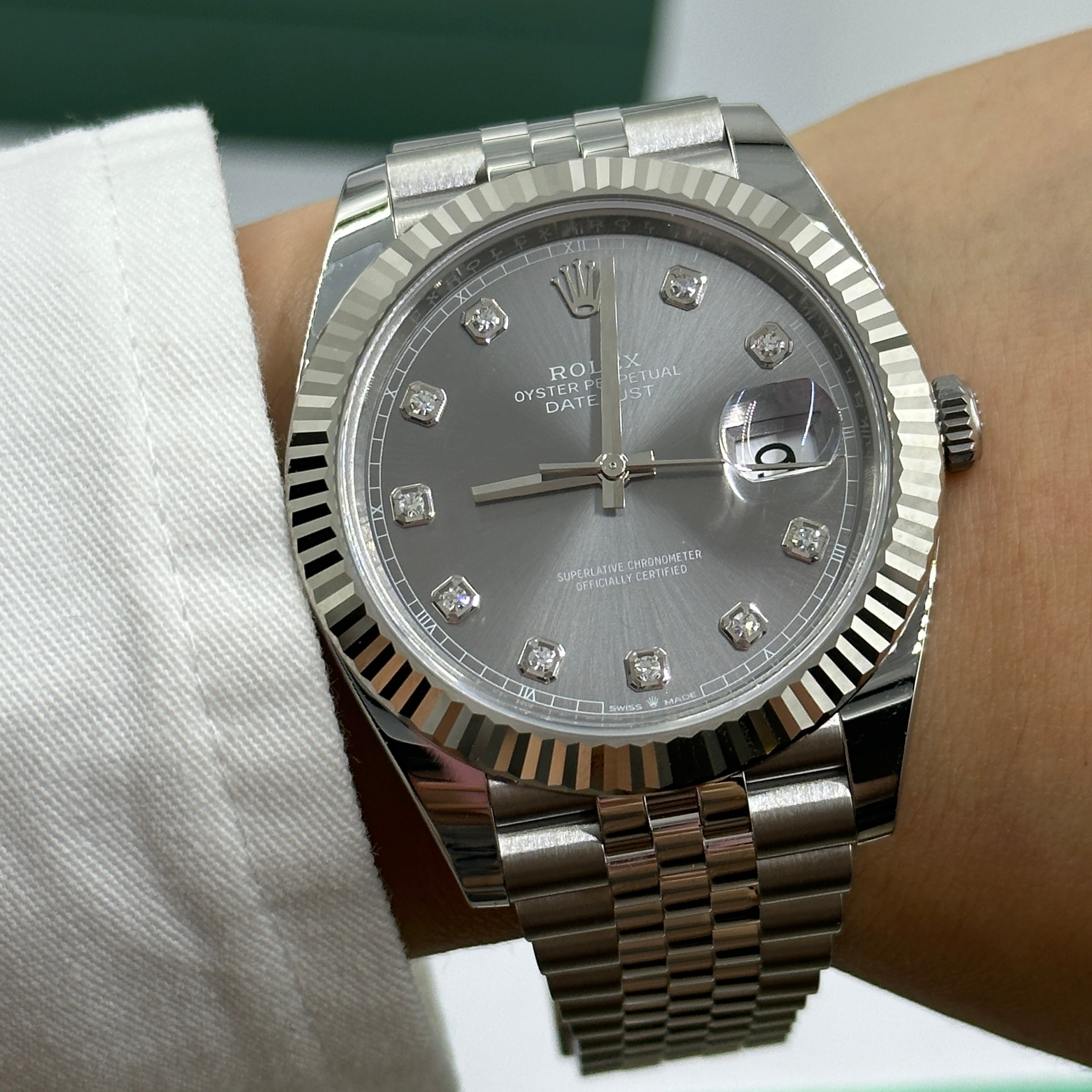 Rolex Datejust 41 126334G Grey Jubilee 2026