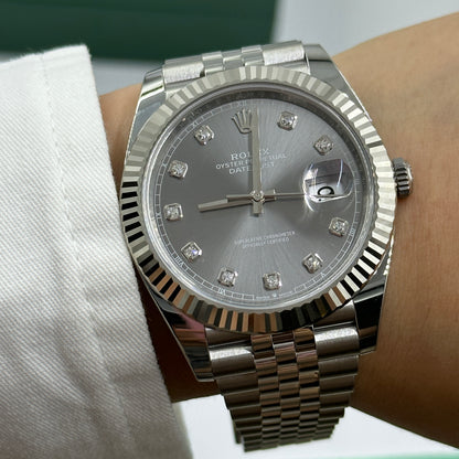 Rolex Datejust 41 126334G Grey Jubilee 2026
