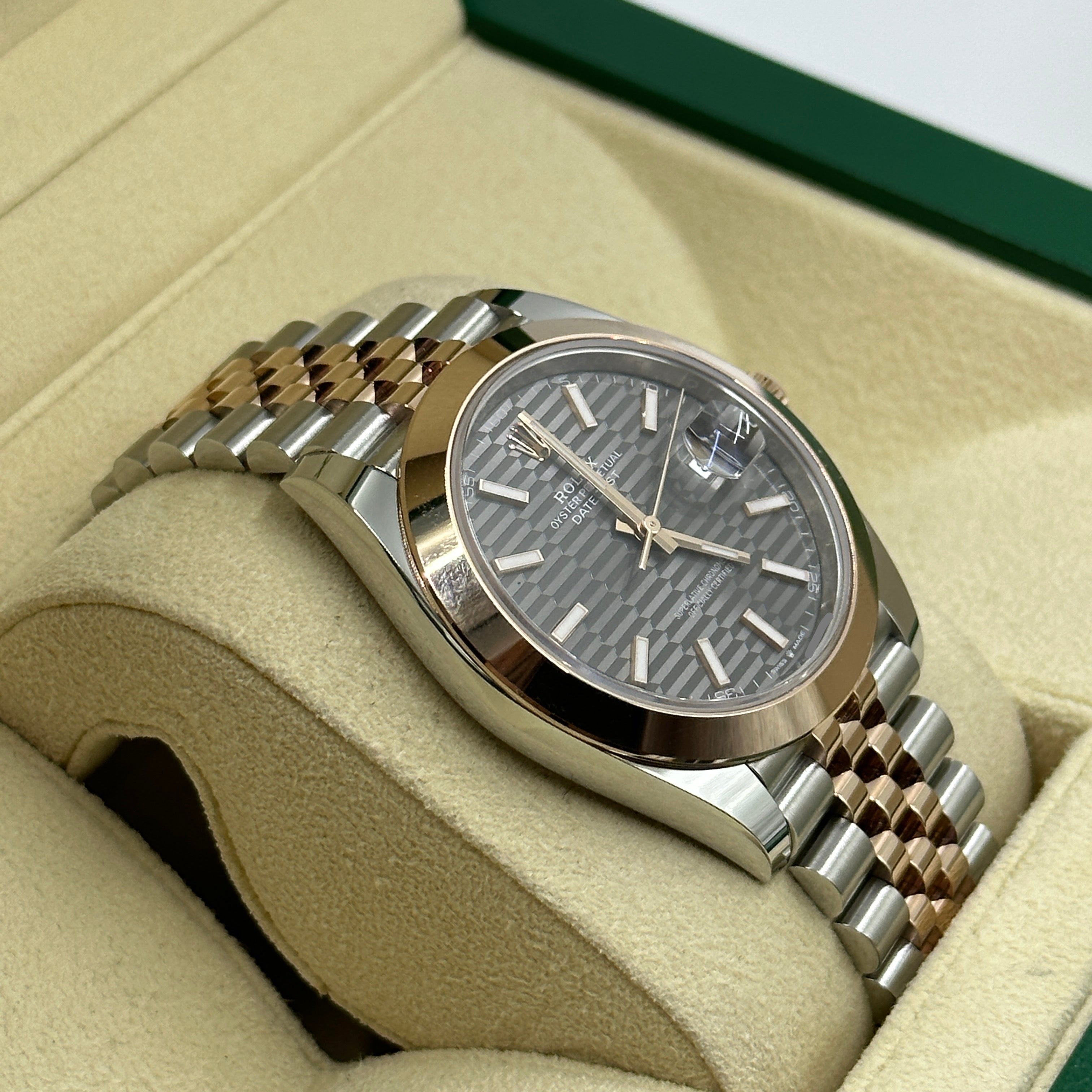 Rolex Datejust 41 126301 Grey Fluted Jubilee 2024
