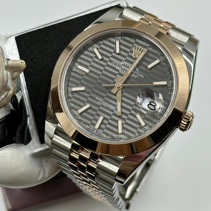Rolex Datejust 41 126301 Grey Fluted Jubilee 2024