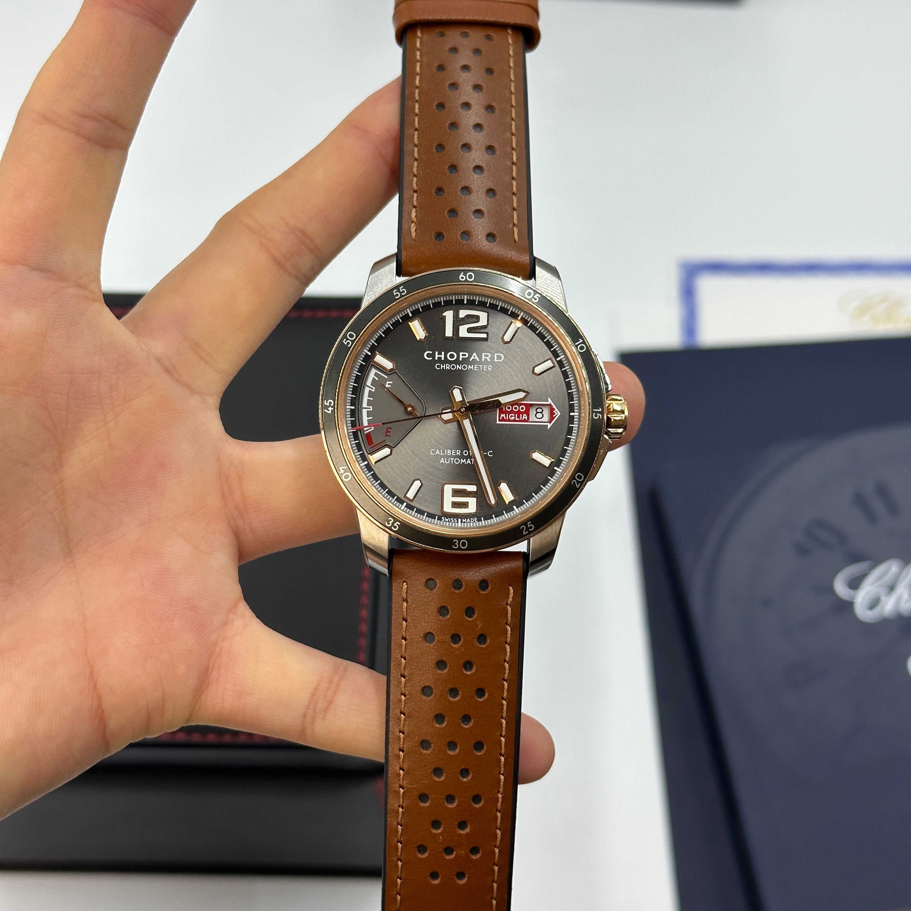 Chopard Mille Miglia 43mm Gts Power Control 168566-6001 Brown 2024