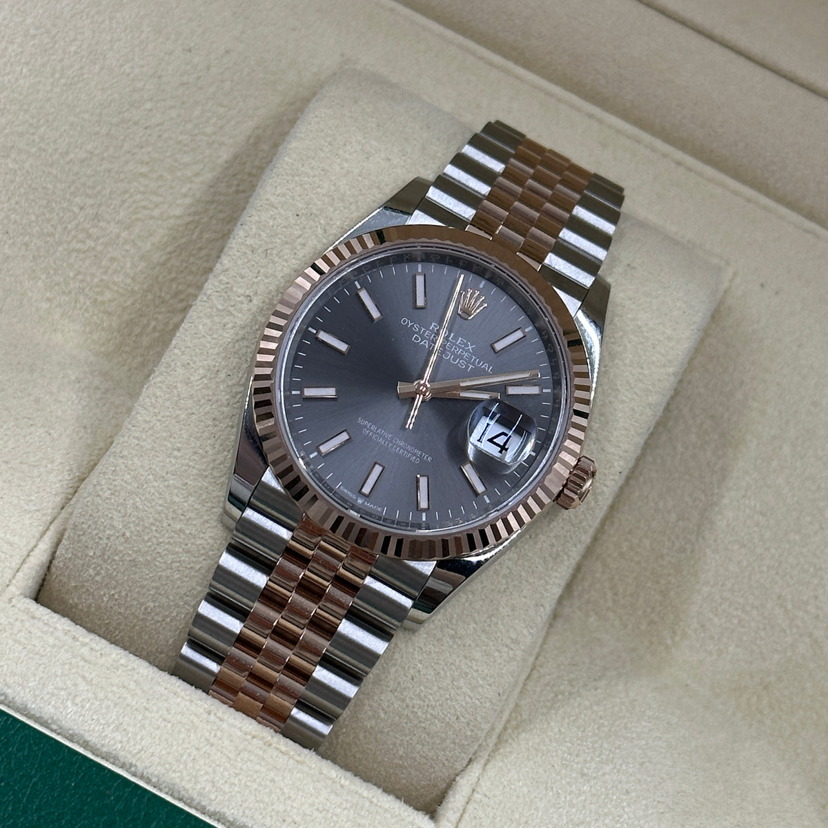 Rolex Datejust 36 126231 Grey Index Jubilee 2025