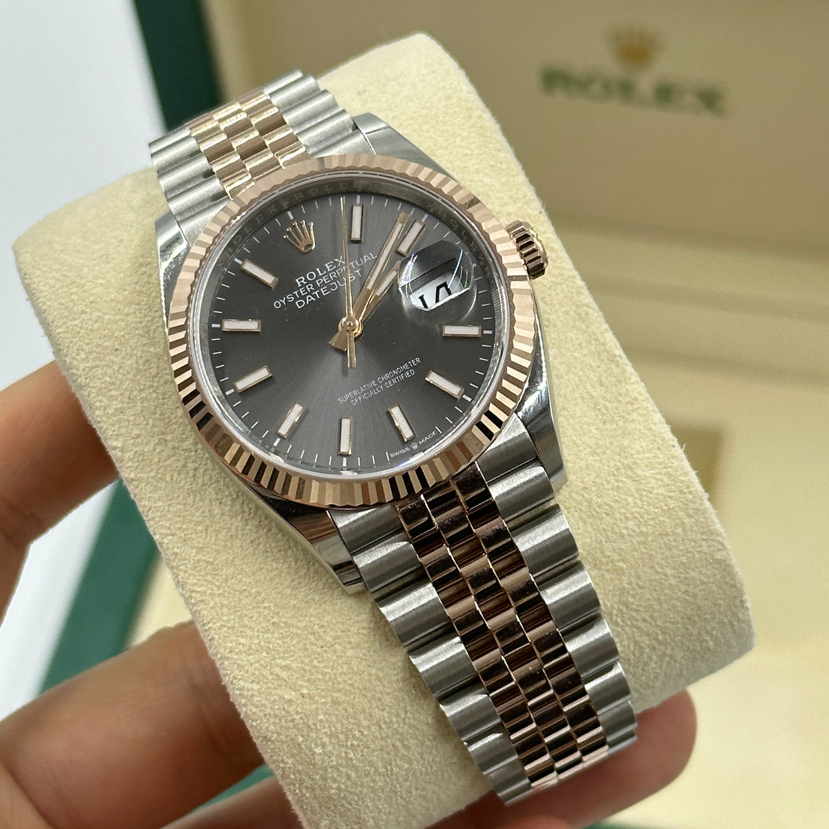 Rolex Datejust 36 126231 Grey Index Jubilee 2025
