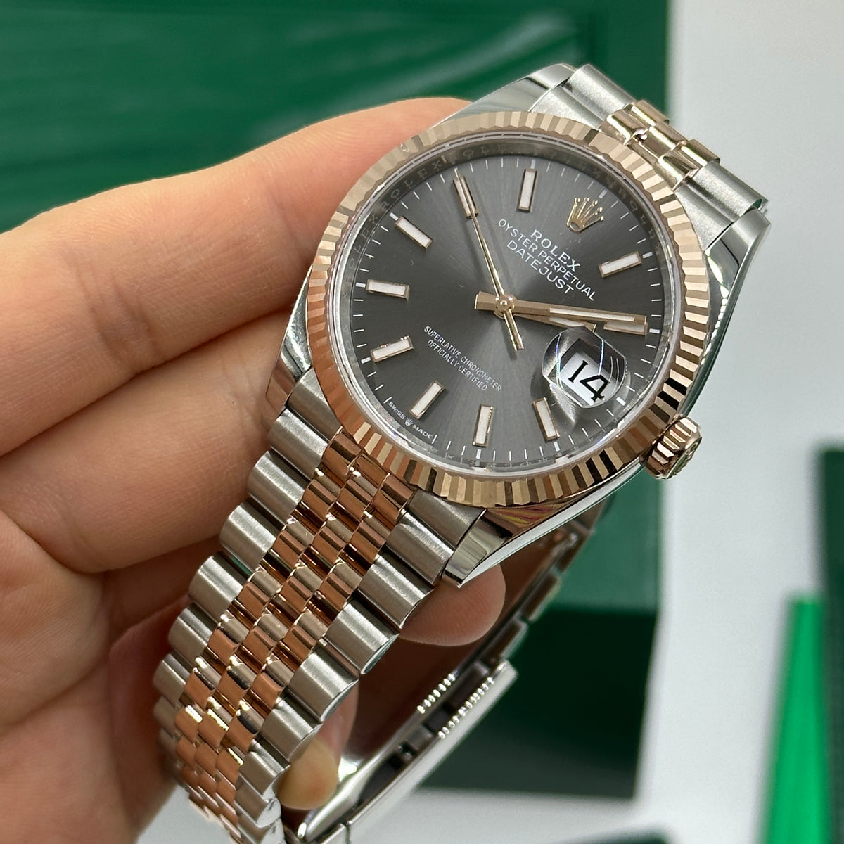Rolex Datejust 36 126231 Grey Index Jubilee 2026