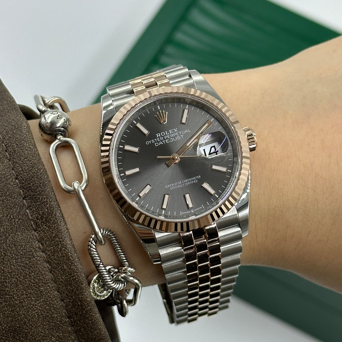 Rolex Datejust 36 126231 Grey Index Jubilee 2025