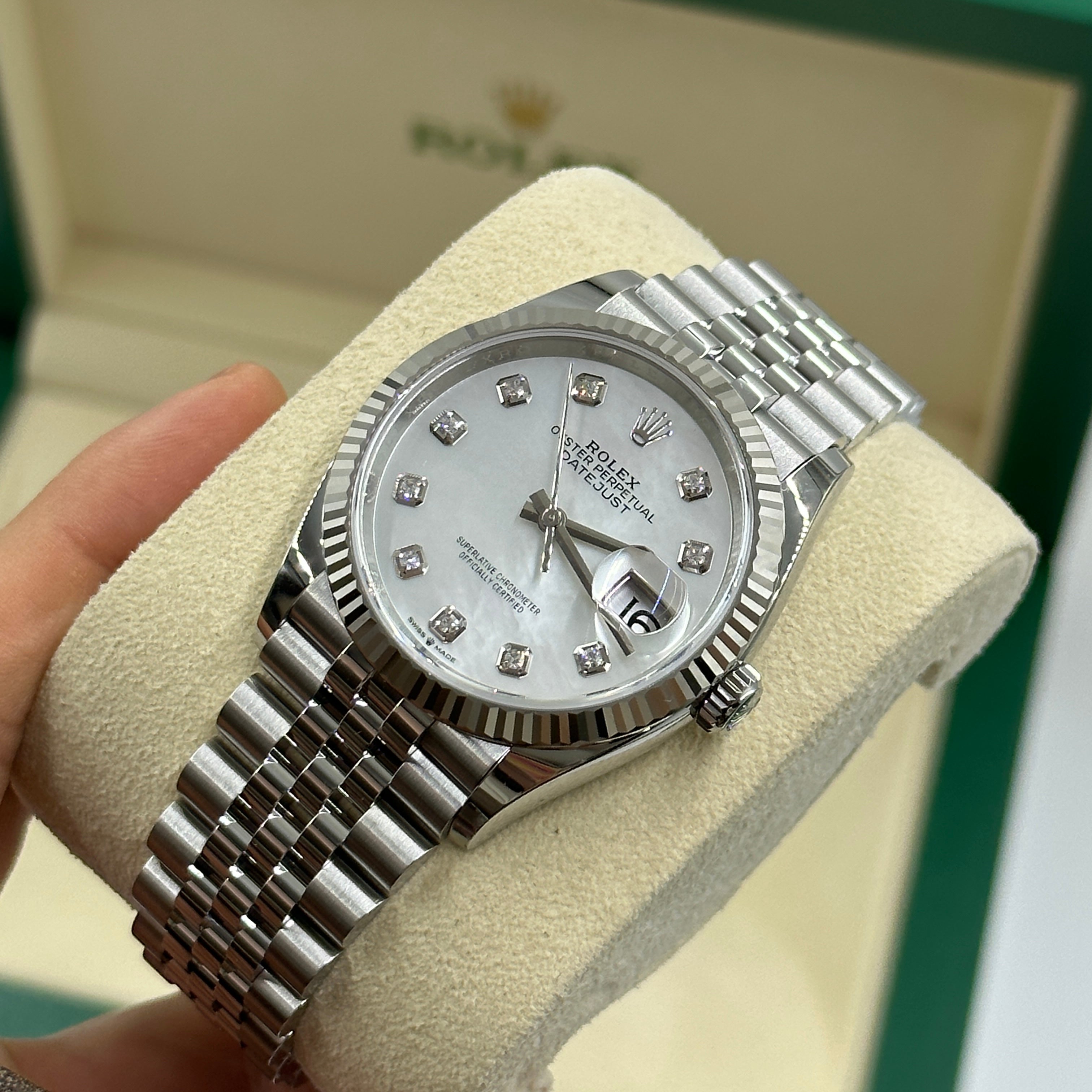 Rolex Datejust 36 126234Ng White Jubilee 2025