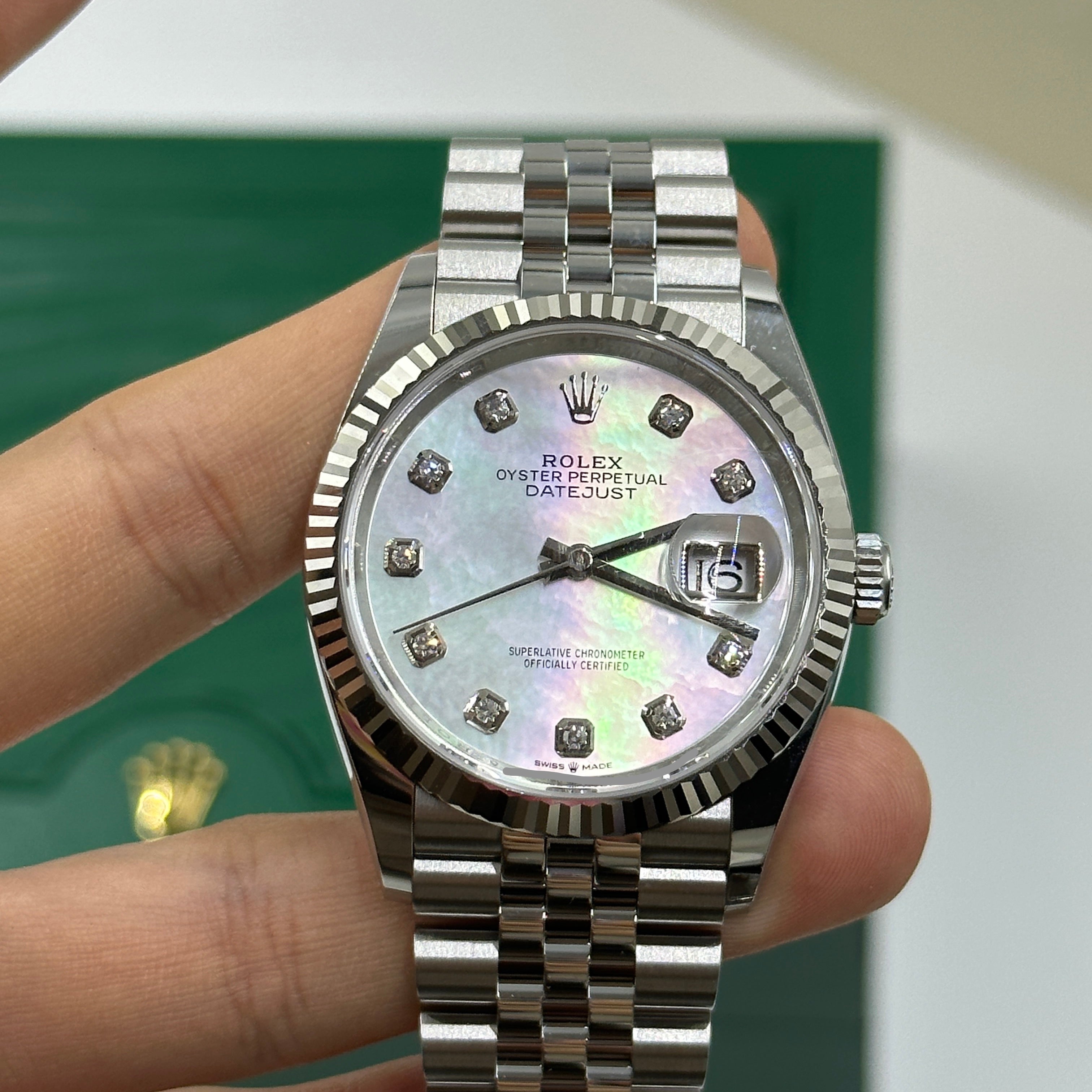 Rolex Datejust 36 126234Ng White Jubilee 2025