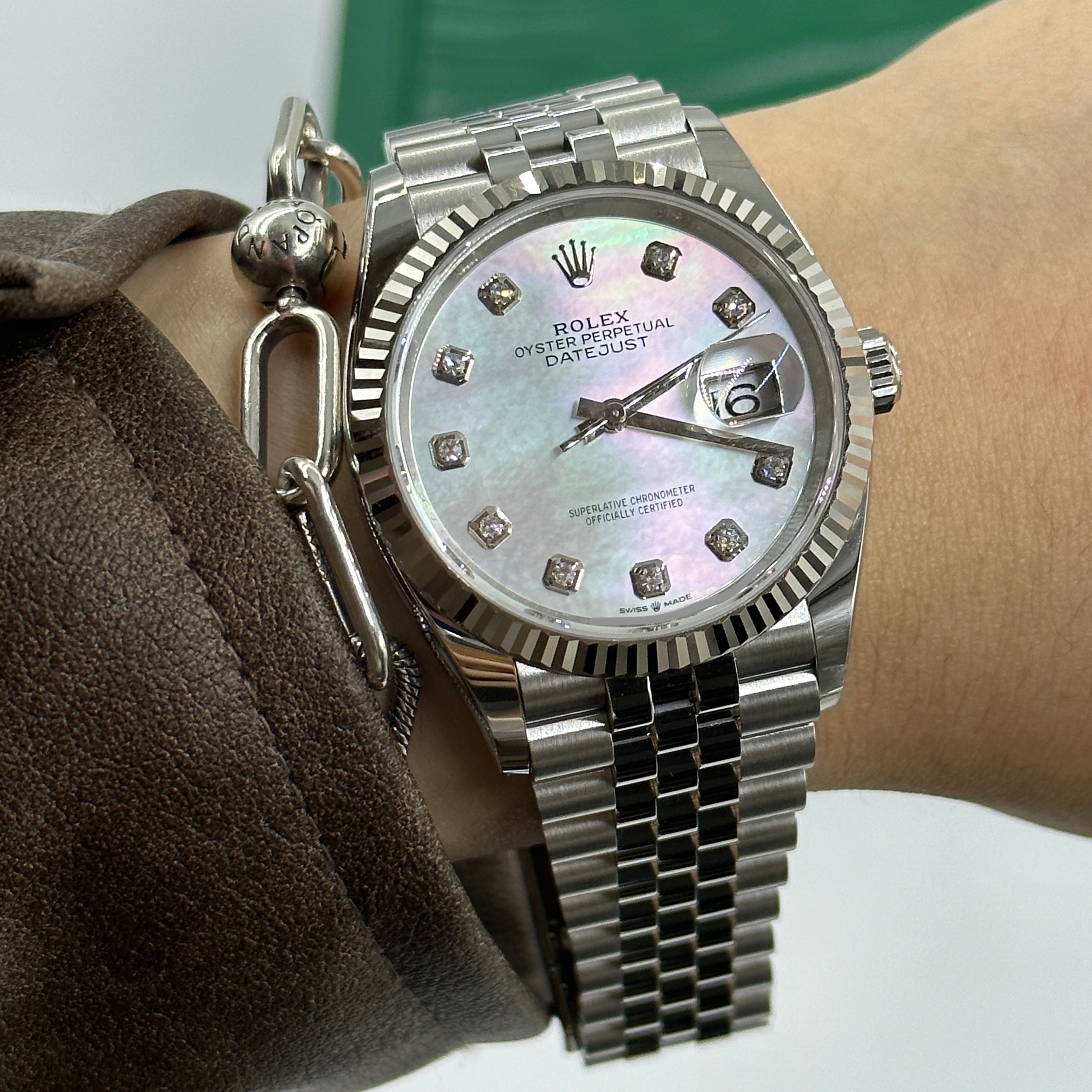 Rolex Datejust 36 126234Ng White Jubilee 2025