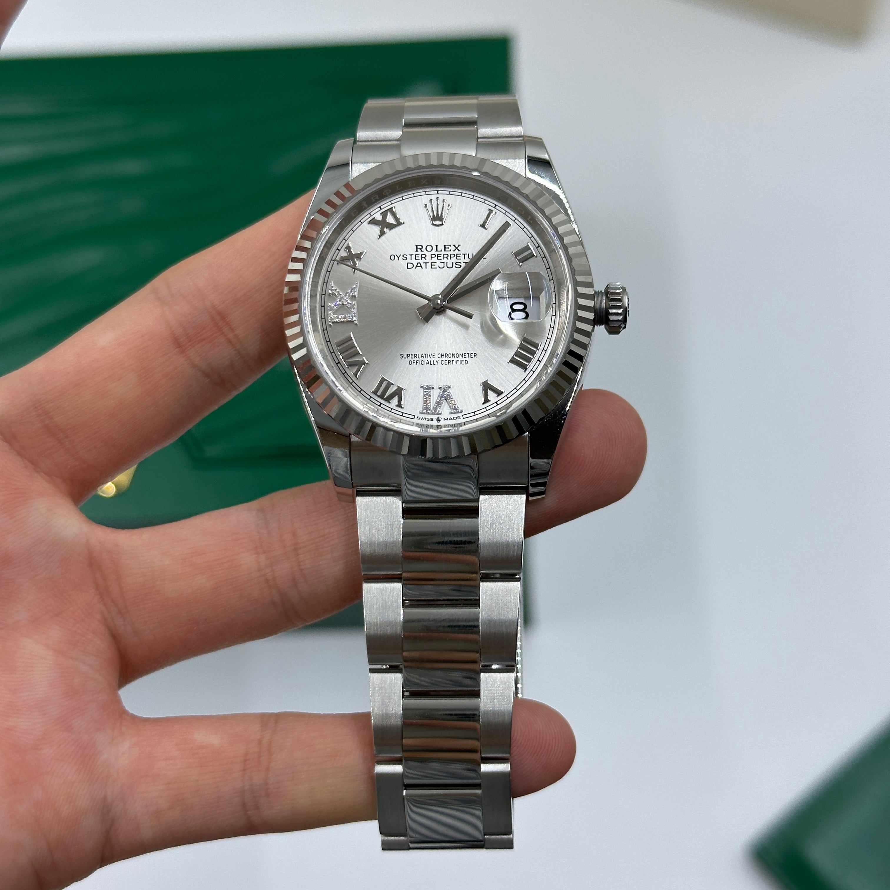 Rolex Datejust 36 126234 Silver VIIX Oyster 2025