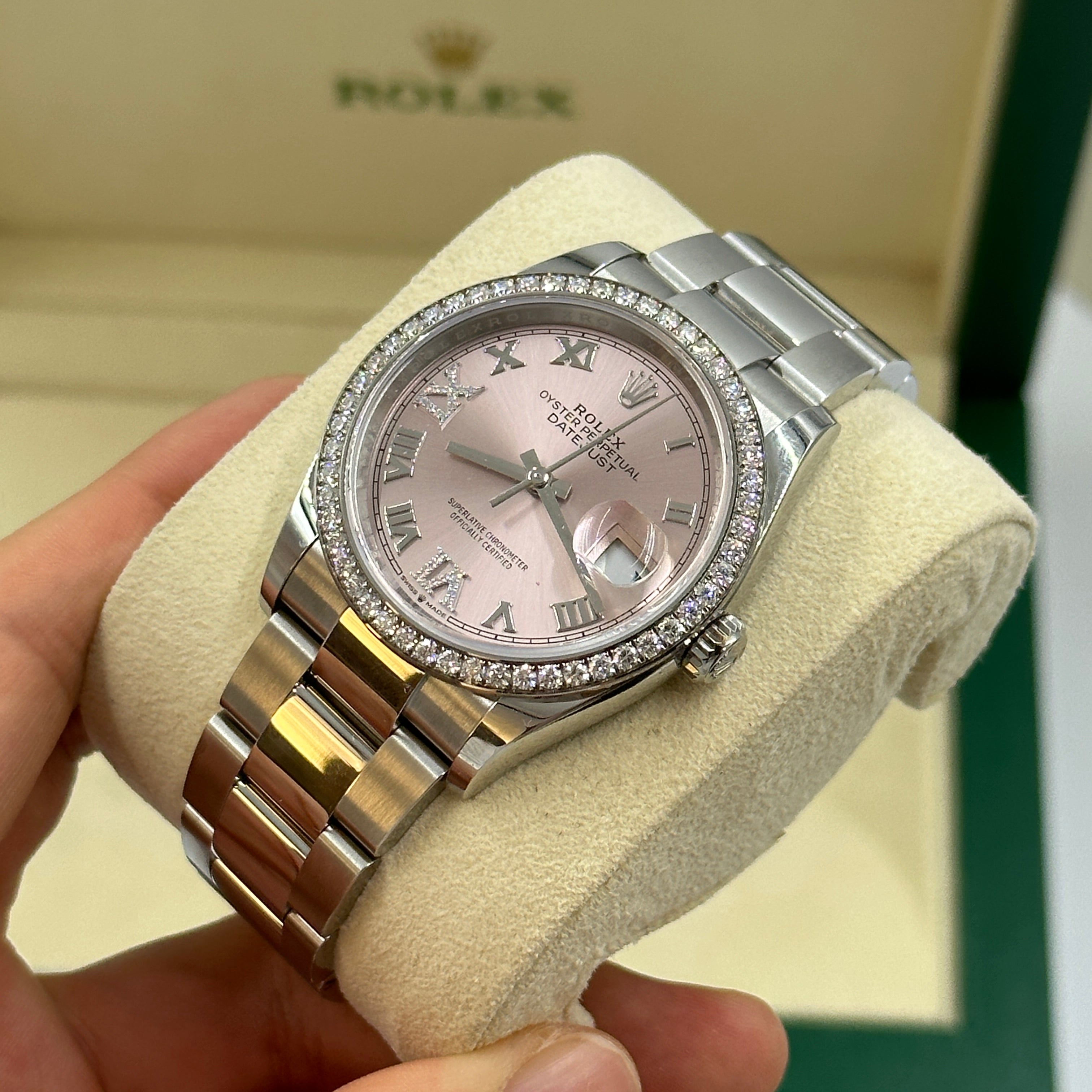 Rolex Datejust 36 126284 Pink VIIX Oyster 2024