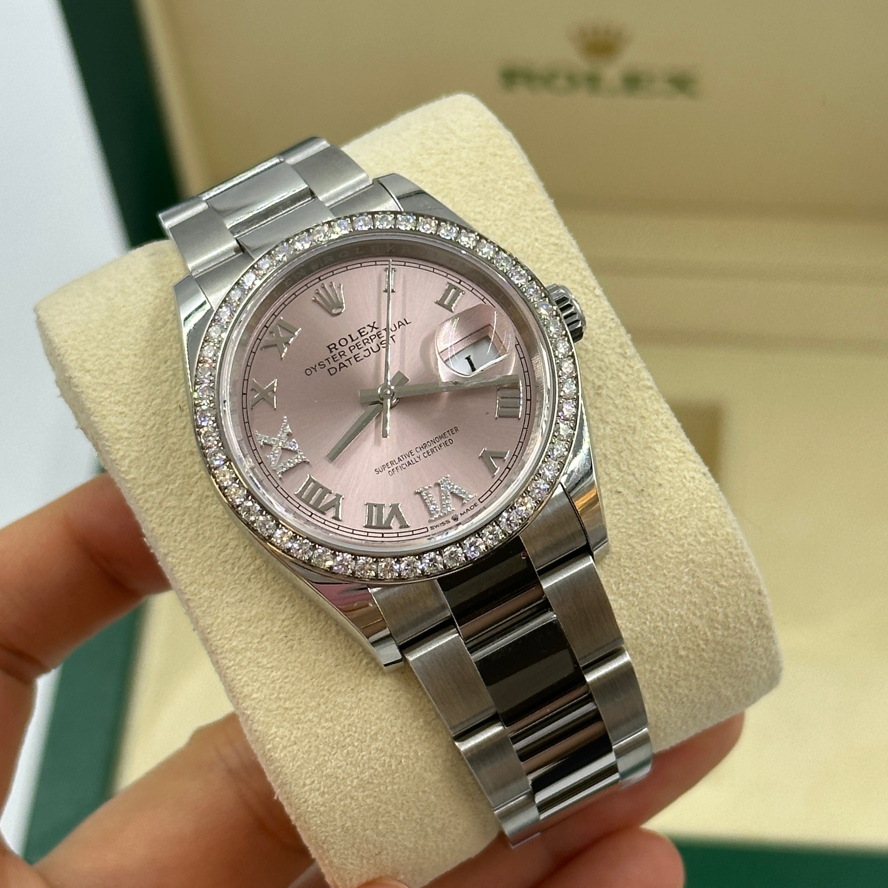 Rolex Datejust 36 126284 Pink VIIX Oyster 2024