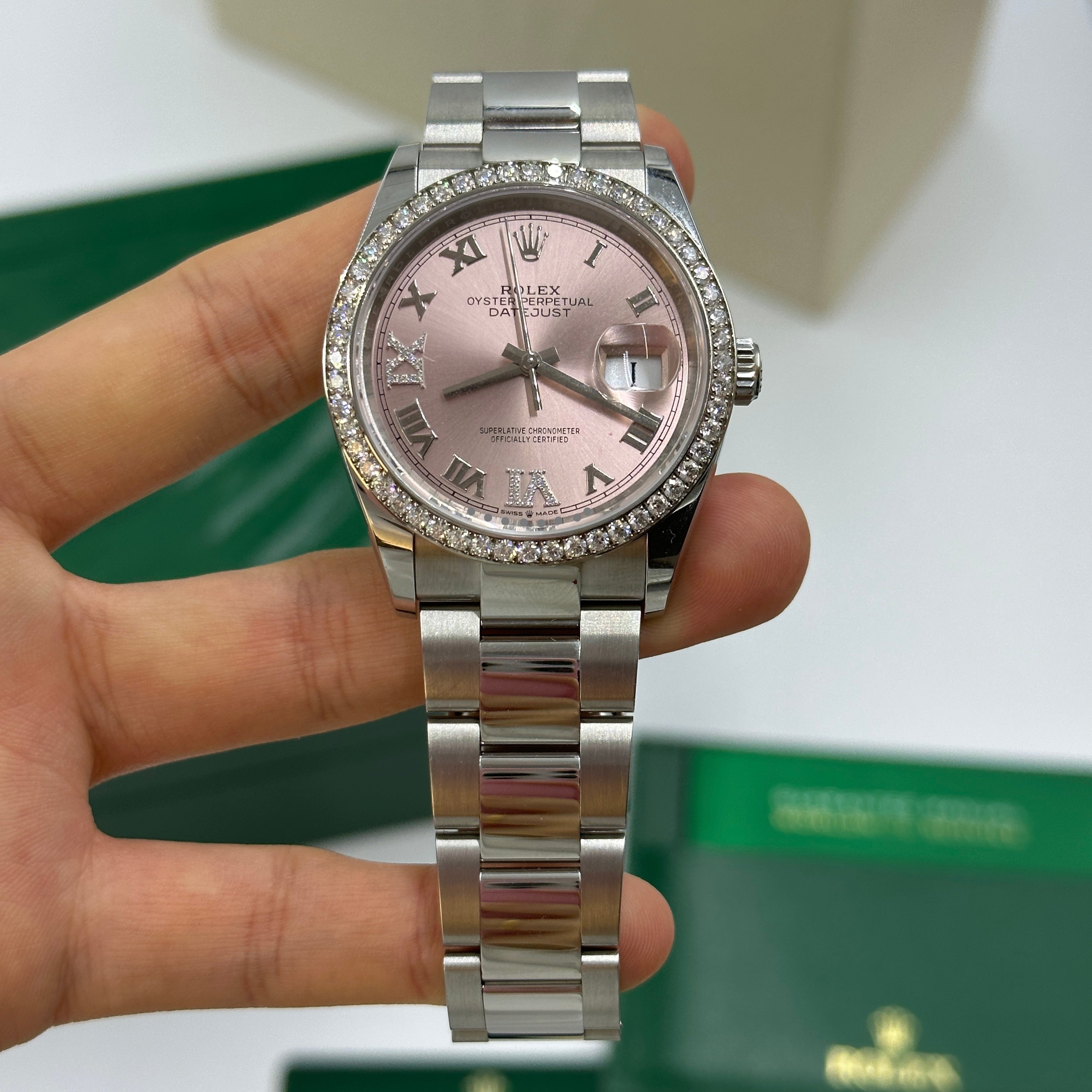 Rolex Datejust 36 126284 Pink VIIX Oyster 2024