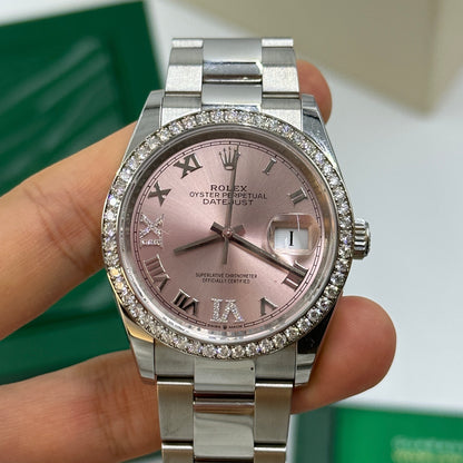 Rolex Datejust 36 126284 Pink VIIX Oyster 2024