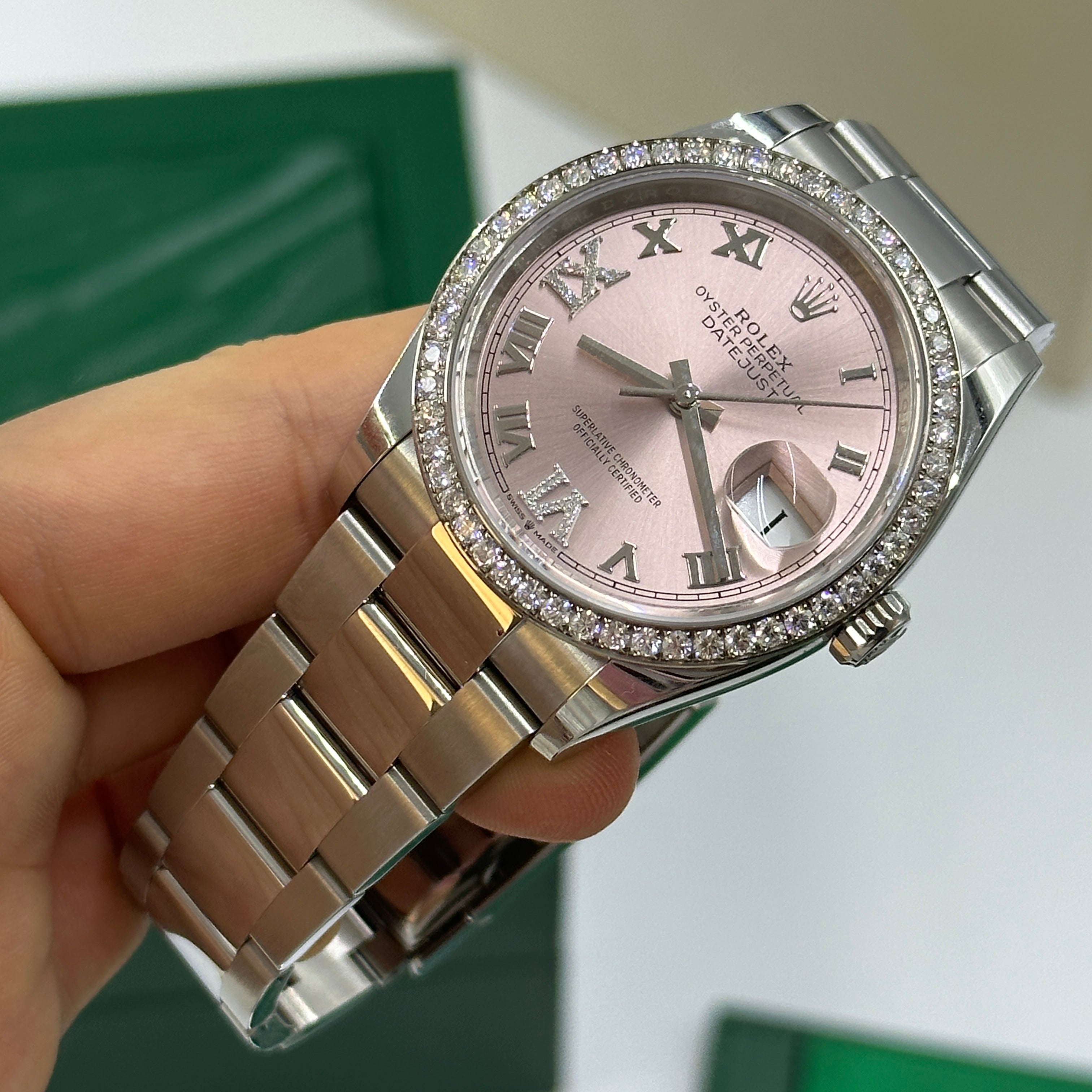 Rolex Datejust 36 126284 Pink VIIX Oyster 2024