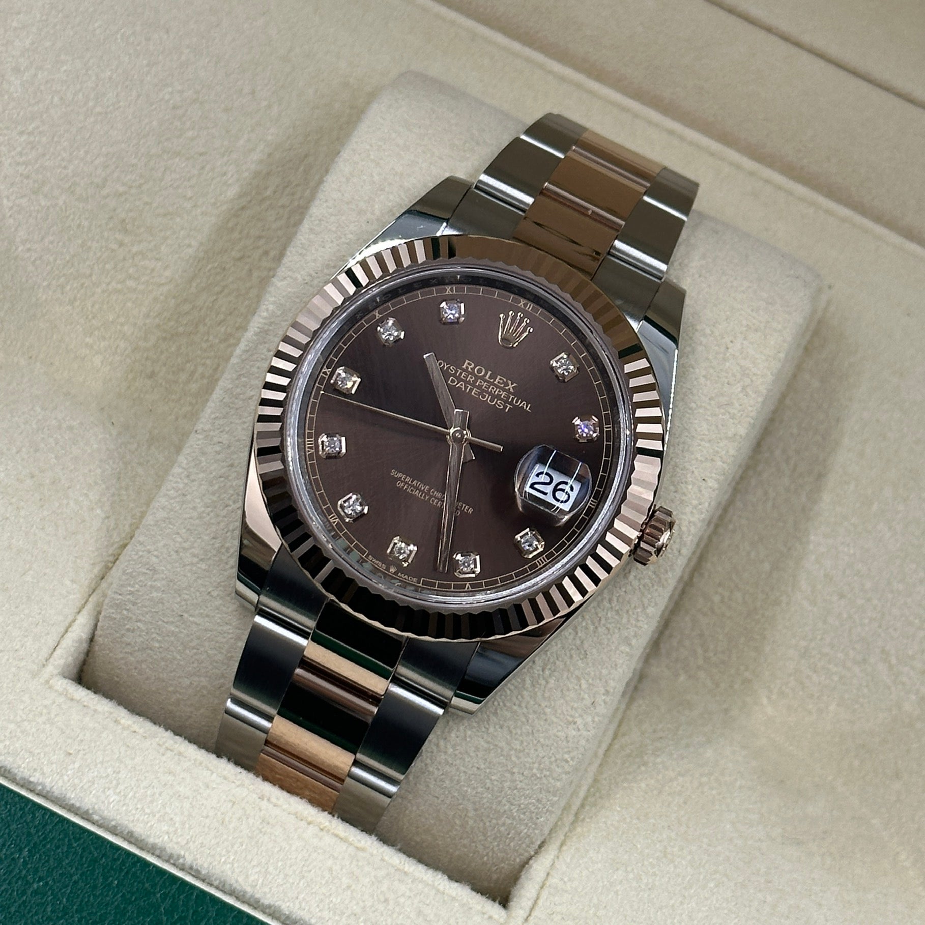 Rolex Datejust 41 126331G Choco Oyster 2025