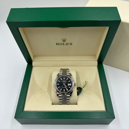 Rolex Datejust 41 126334 Black Index Jubilee 2025
