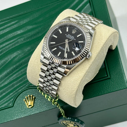 Rolex Datejust 41 126334 Black Index Jubilee 2025