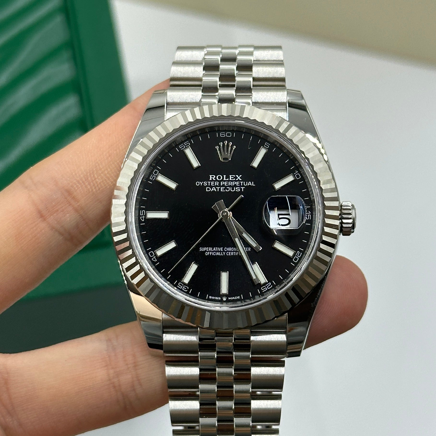 Rolex Datejust 41 126334 Black Index Jubilee 2025