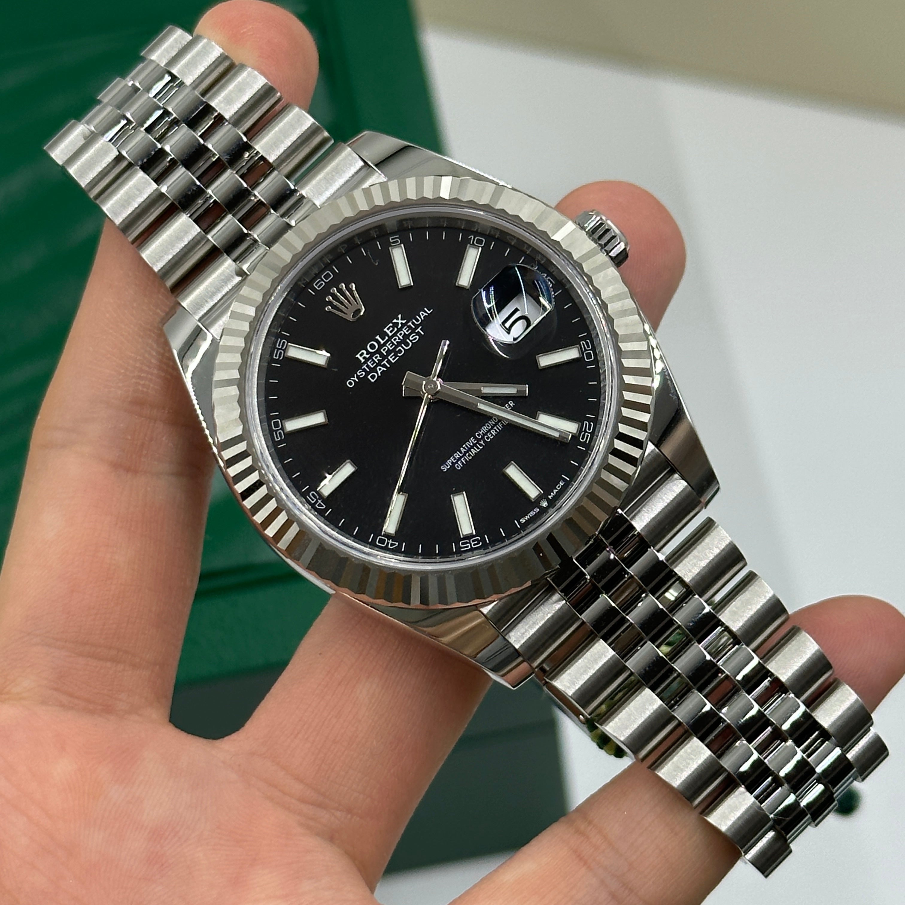 Rolex Datejust 41 126334 Black Index Jubilee 2025