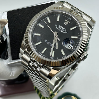 Rolex Datejust 41 126334 Black Index Jubilee 2025