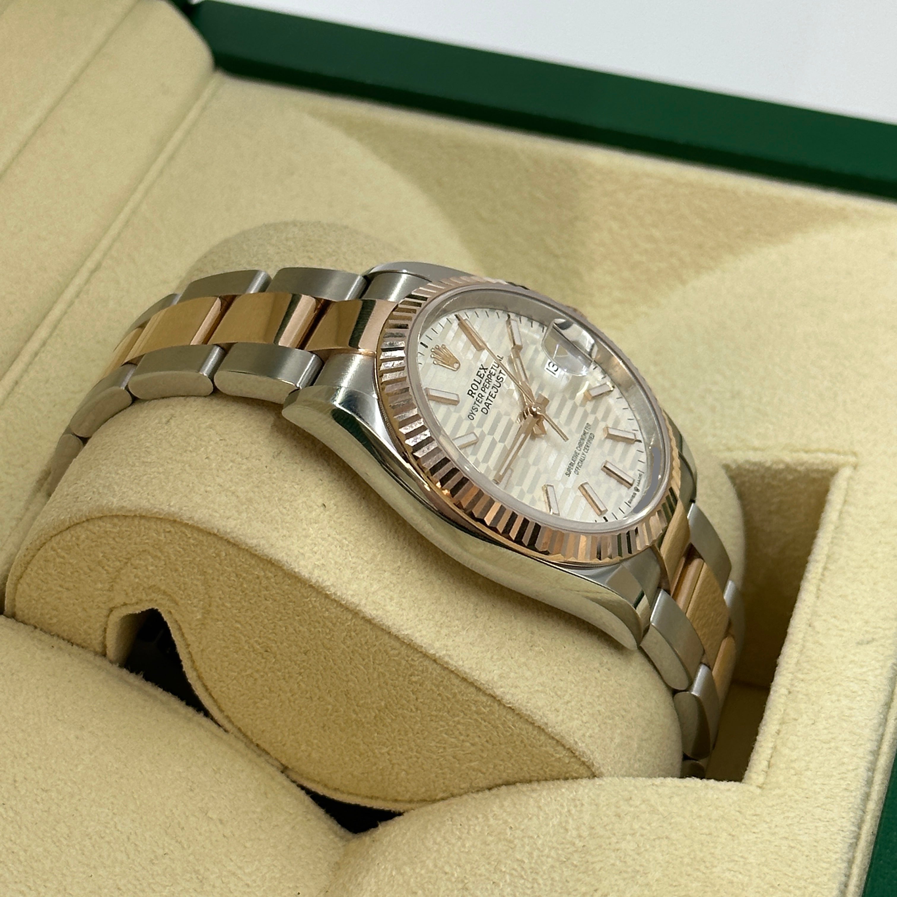 Rolex Datejust 36 126231 Silver Index  Fluted Oyster 2024