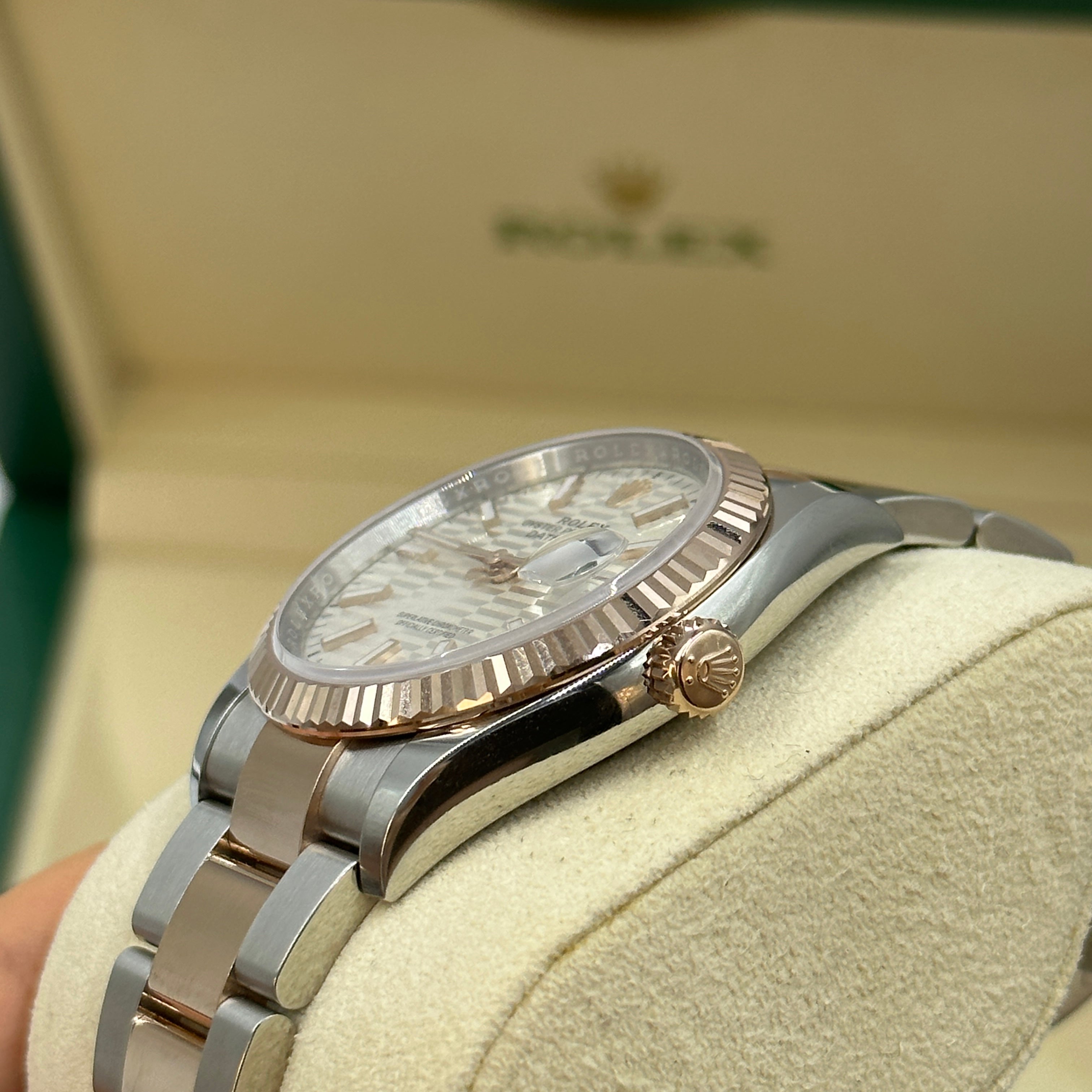 Rolex Datejust 36 126231 Silver Index  Fluted Oyster 2024
