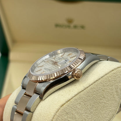 Rolex Datejust 36 126231 Silver Index  Fluted Oyster 2024