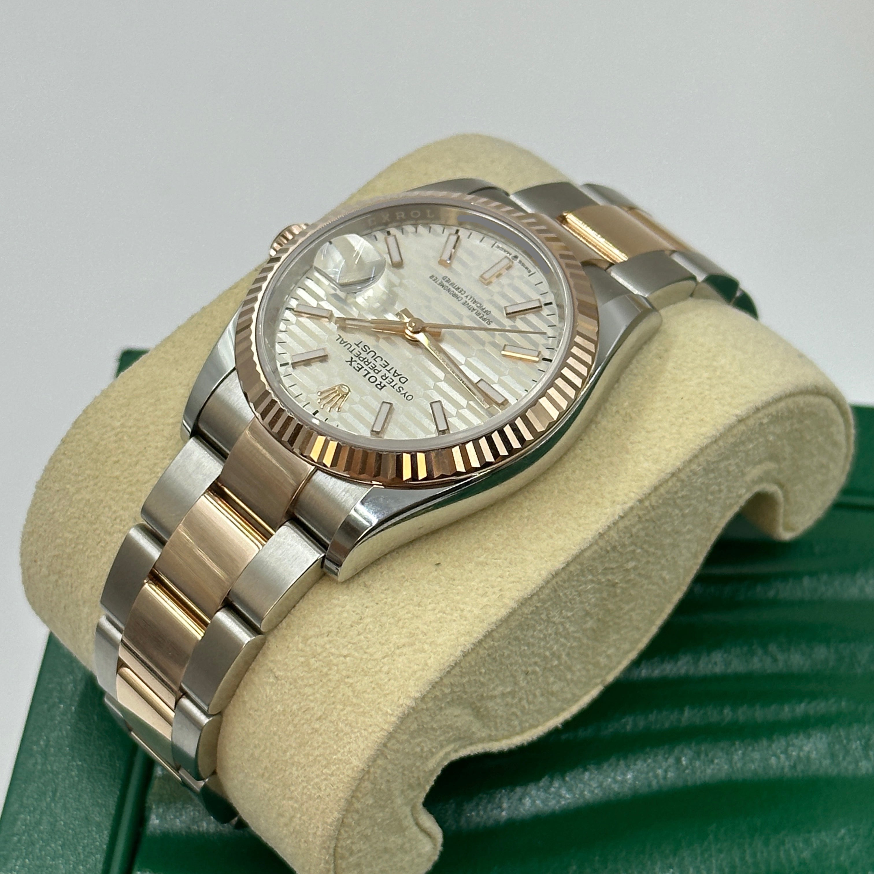 Rolex Datejust 36 126231 Silver Index  Fluted Oyster 2024